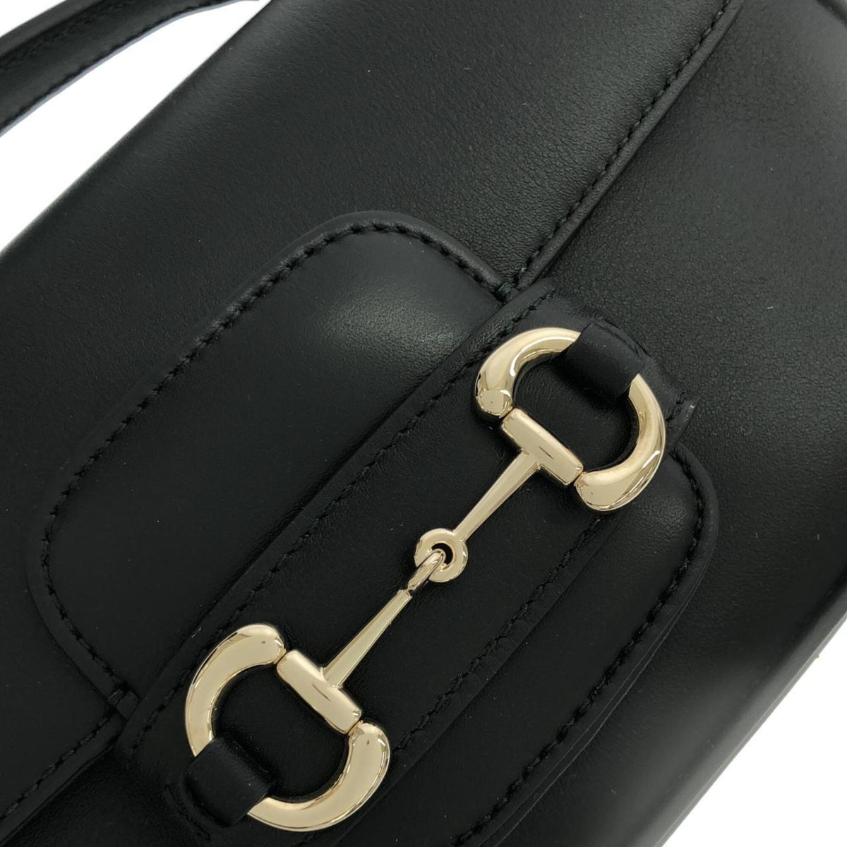 Gucci Black Leather Handbag (Pre-Owned)