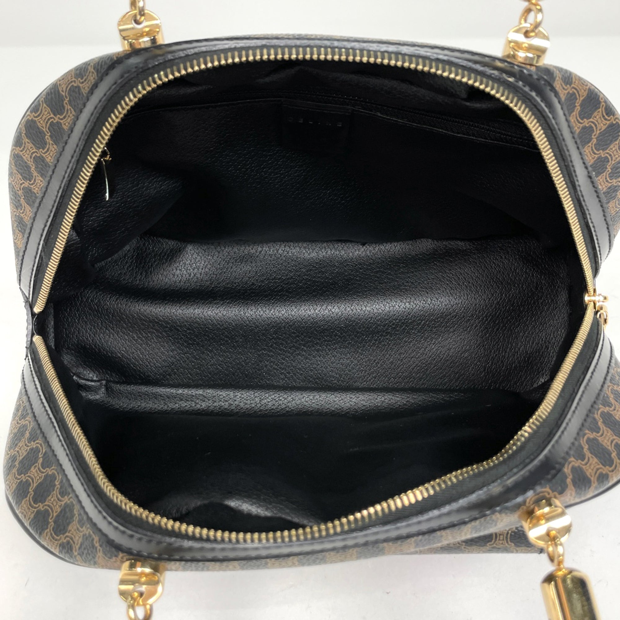Celine Black Coated Canvas Handbag (Pre-Owned)