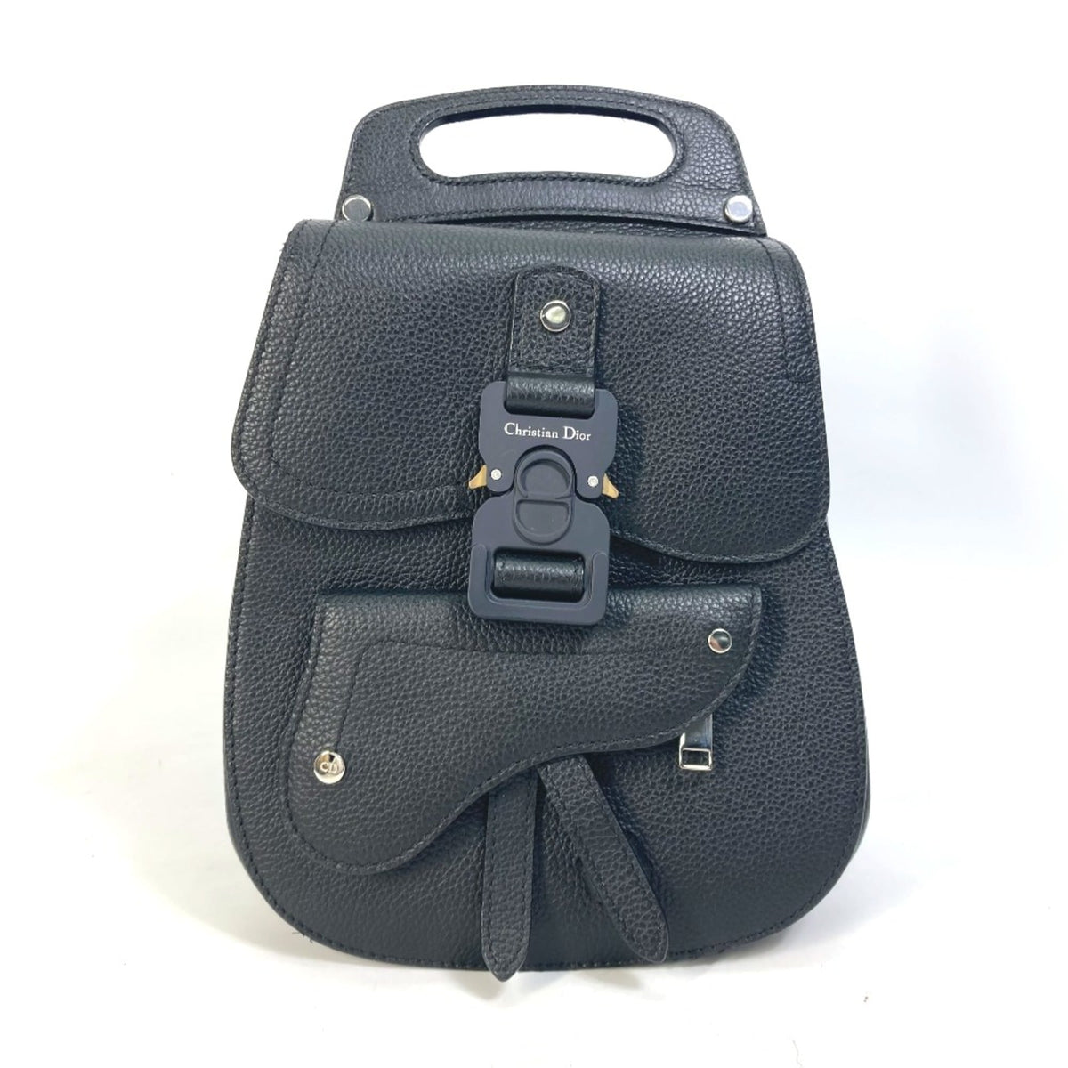 Christian Dior Black Leather Backpack (Pre-Owned)