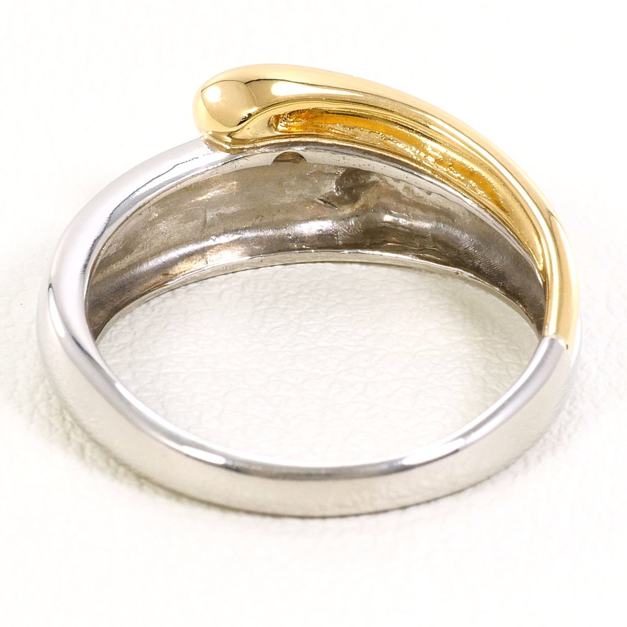 Unbranded Platinum Yellow Gold Yellow Gold (18K) Platinum 900 Band Ring (Pre-Owned)