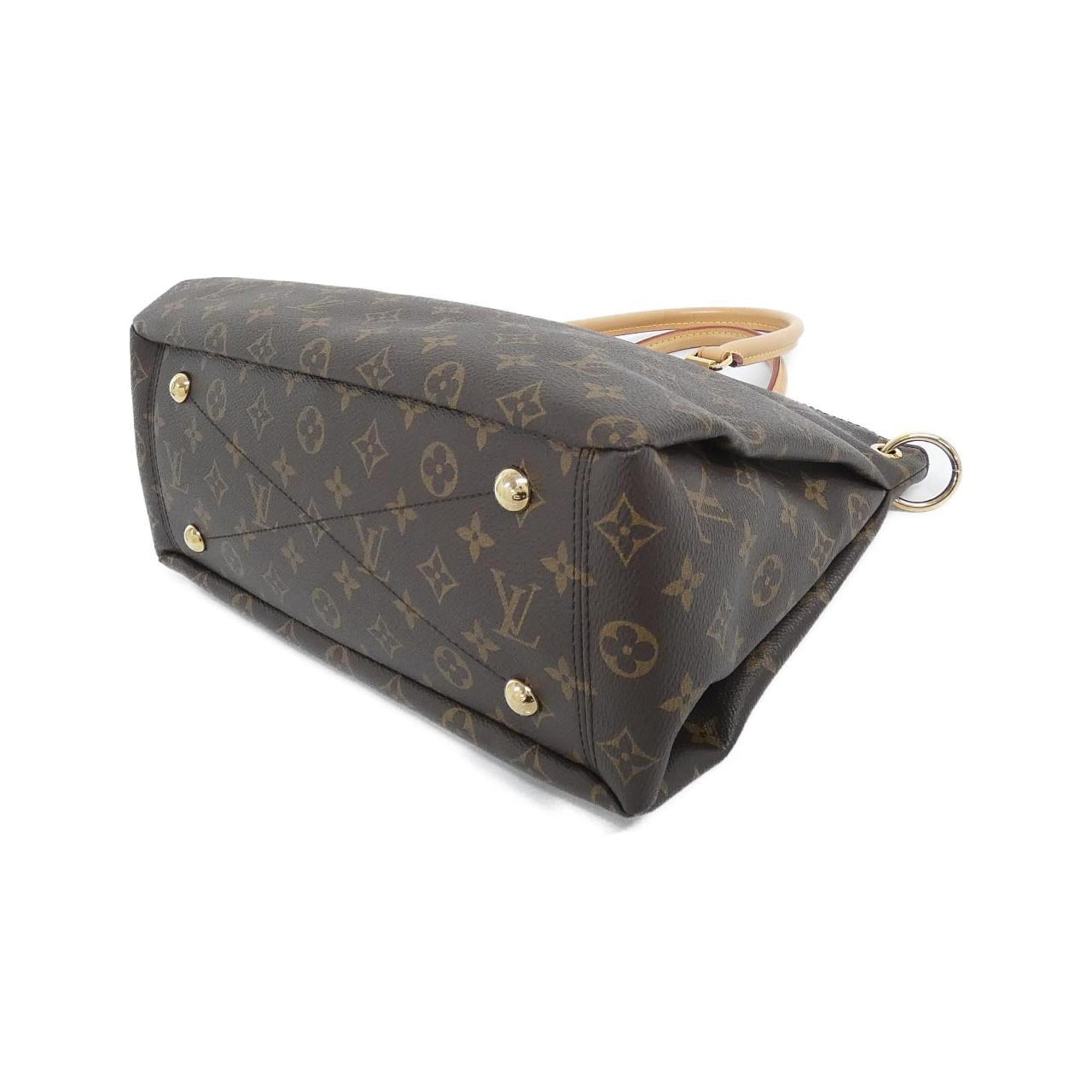 Louis Vuitton Aurore Marron Coated Canvas Handbag (Pre-Owned)