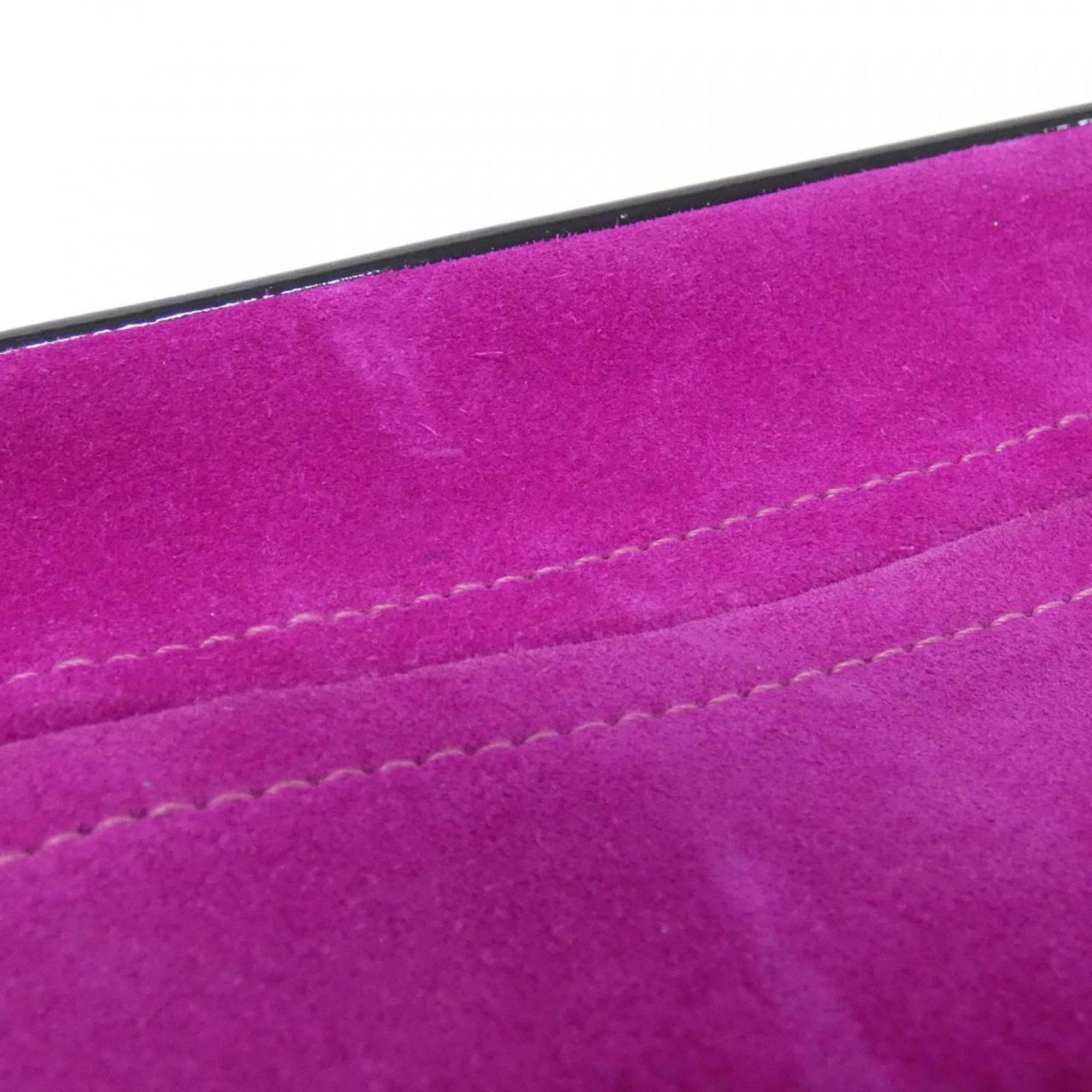 Loewe Purple Leather Handbag (Pre-Owned)