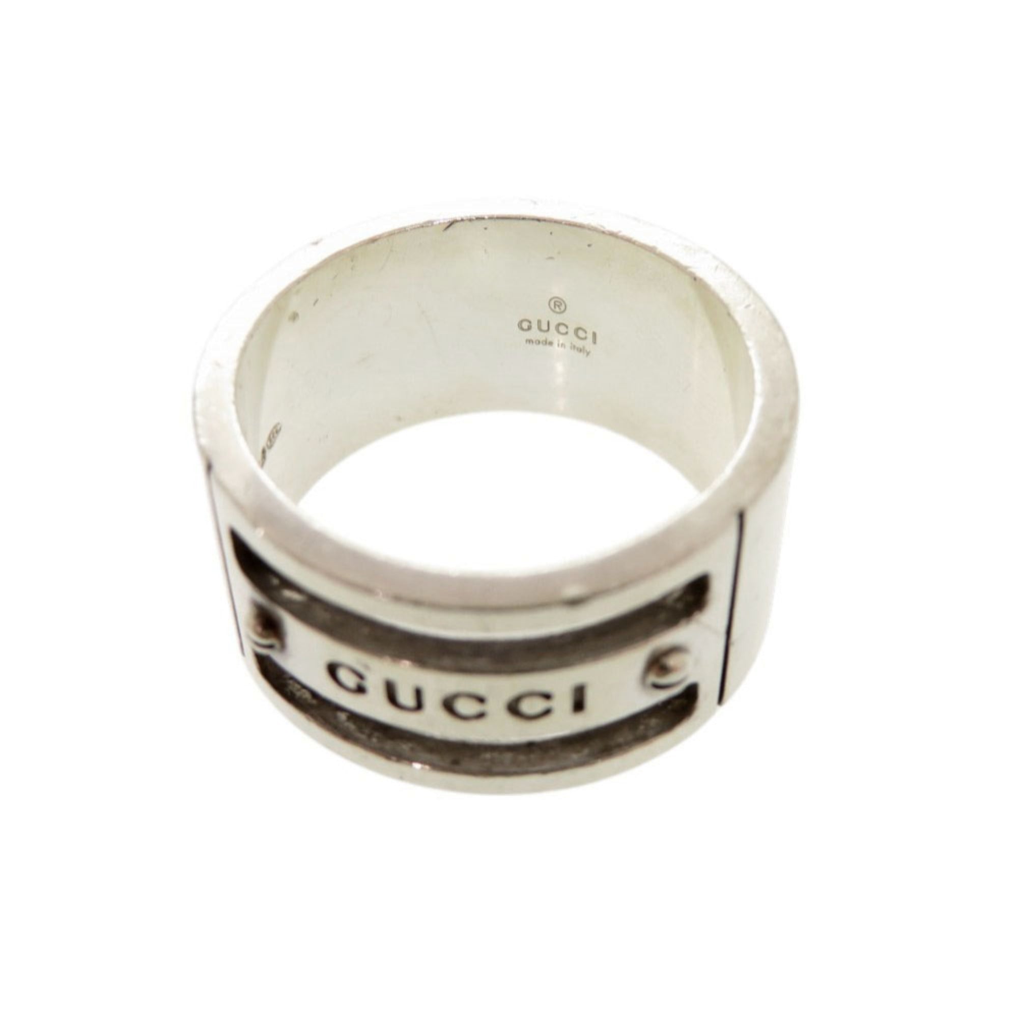 Gucci Silver Silver 925 Band Ring (Pre-Owned)