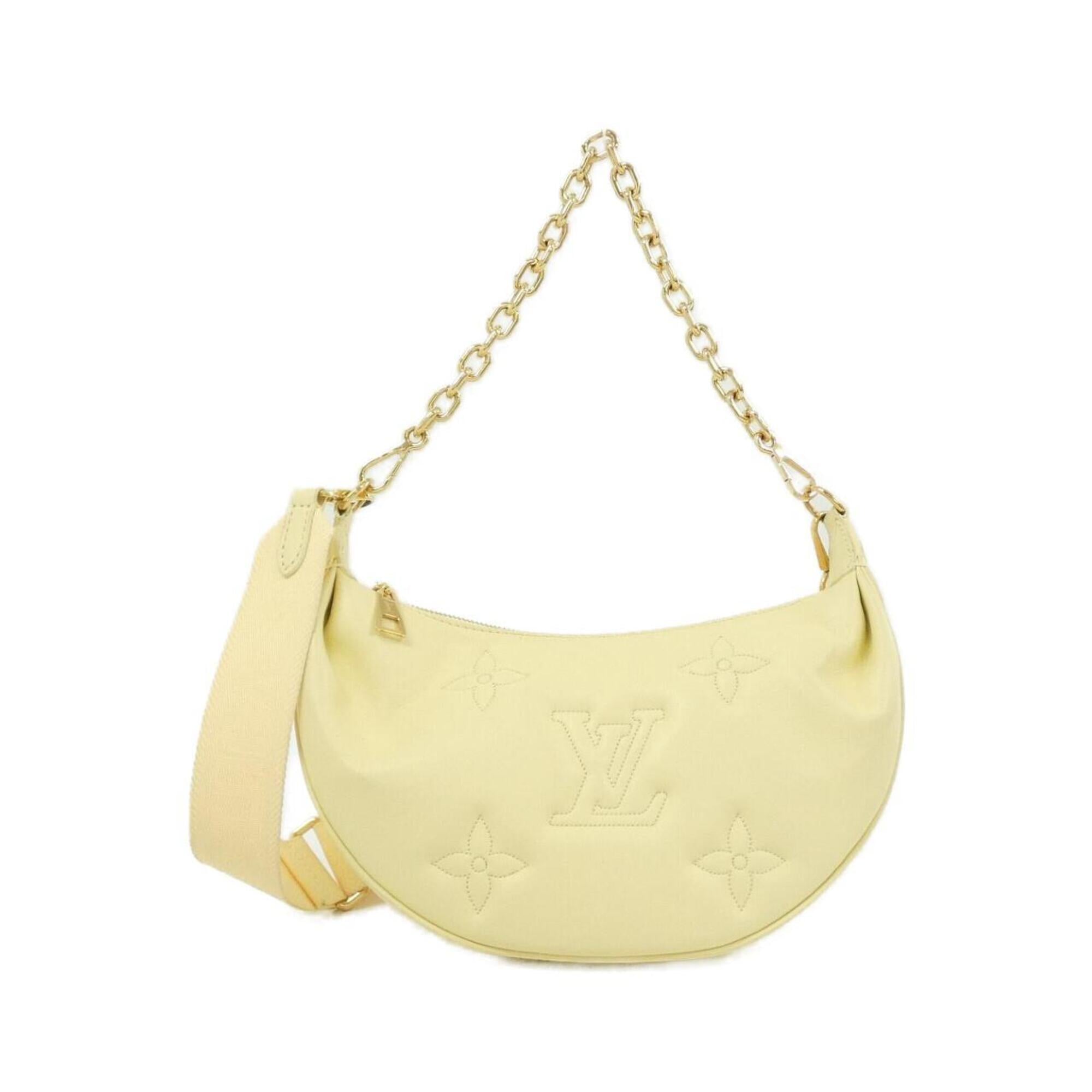 Louis Vuitton Gold Leather Shoulder Bag (Pre-Owned)