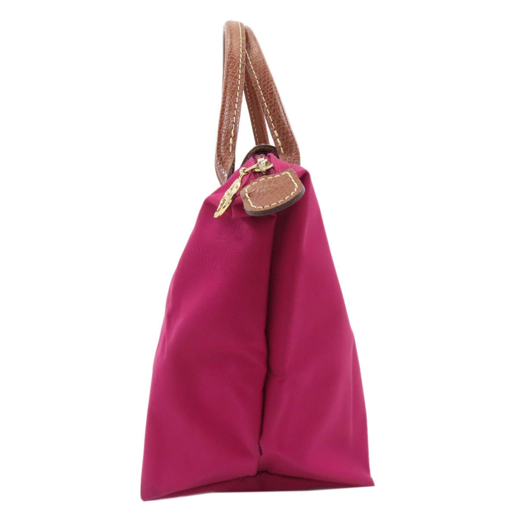 Longchamp Purple Nylon Handbag (Pre-Owned)