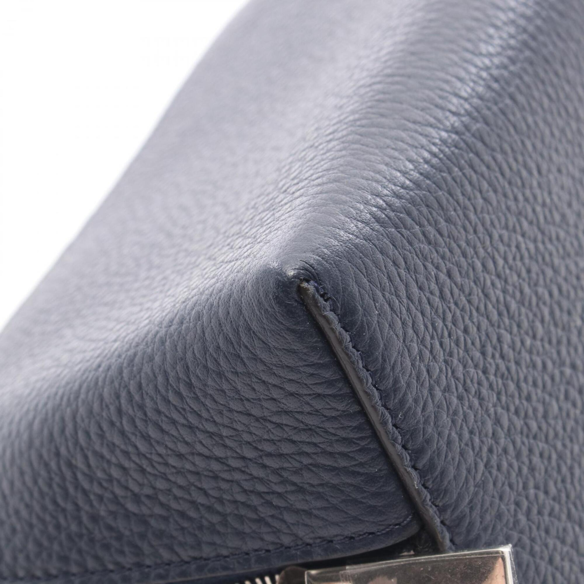 Celine Navy Leather Handbag Pouch (Pre-Owned)