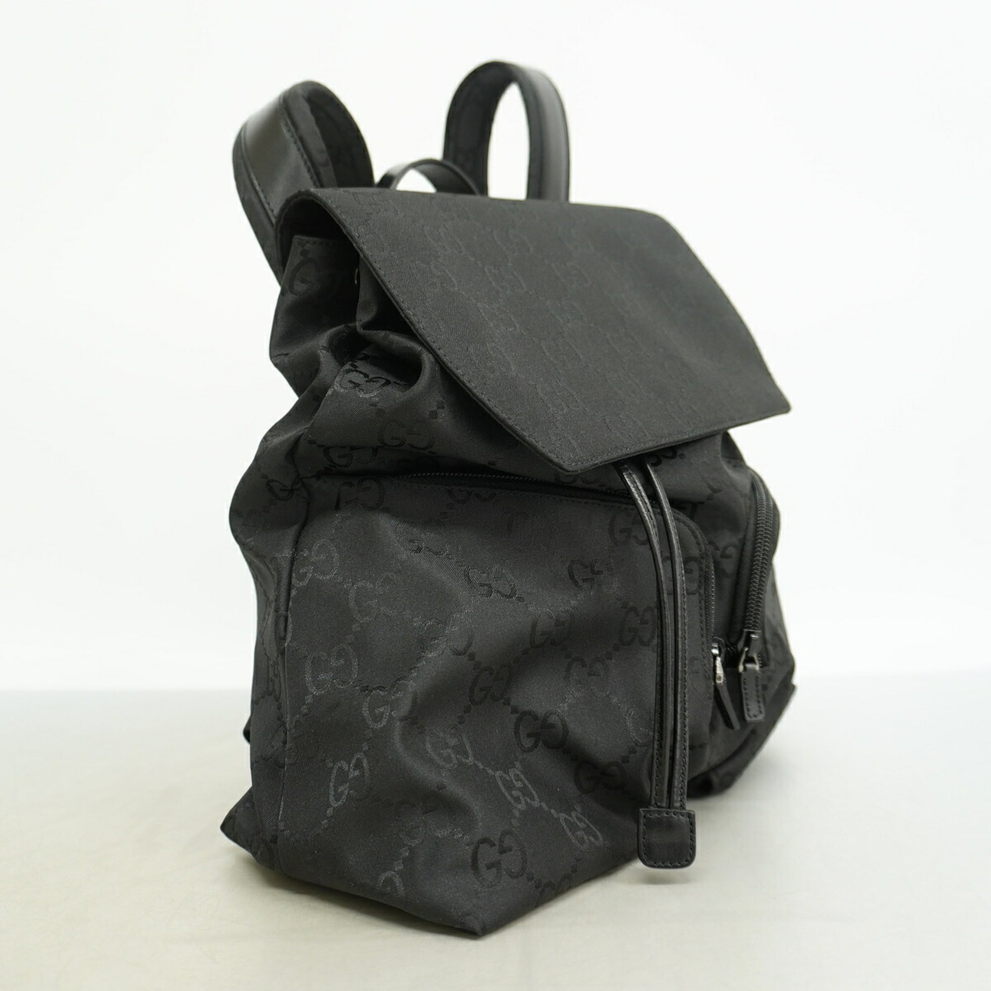 Gucci Black Nylon Backpack (Pre-Owned)