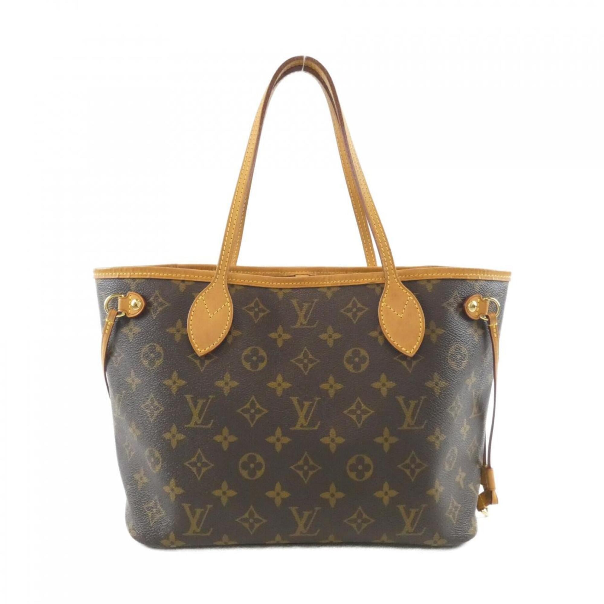 Louis Vuitton Monogram Marron Coated Canvas Handbag (Pre-Owned)