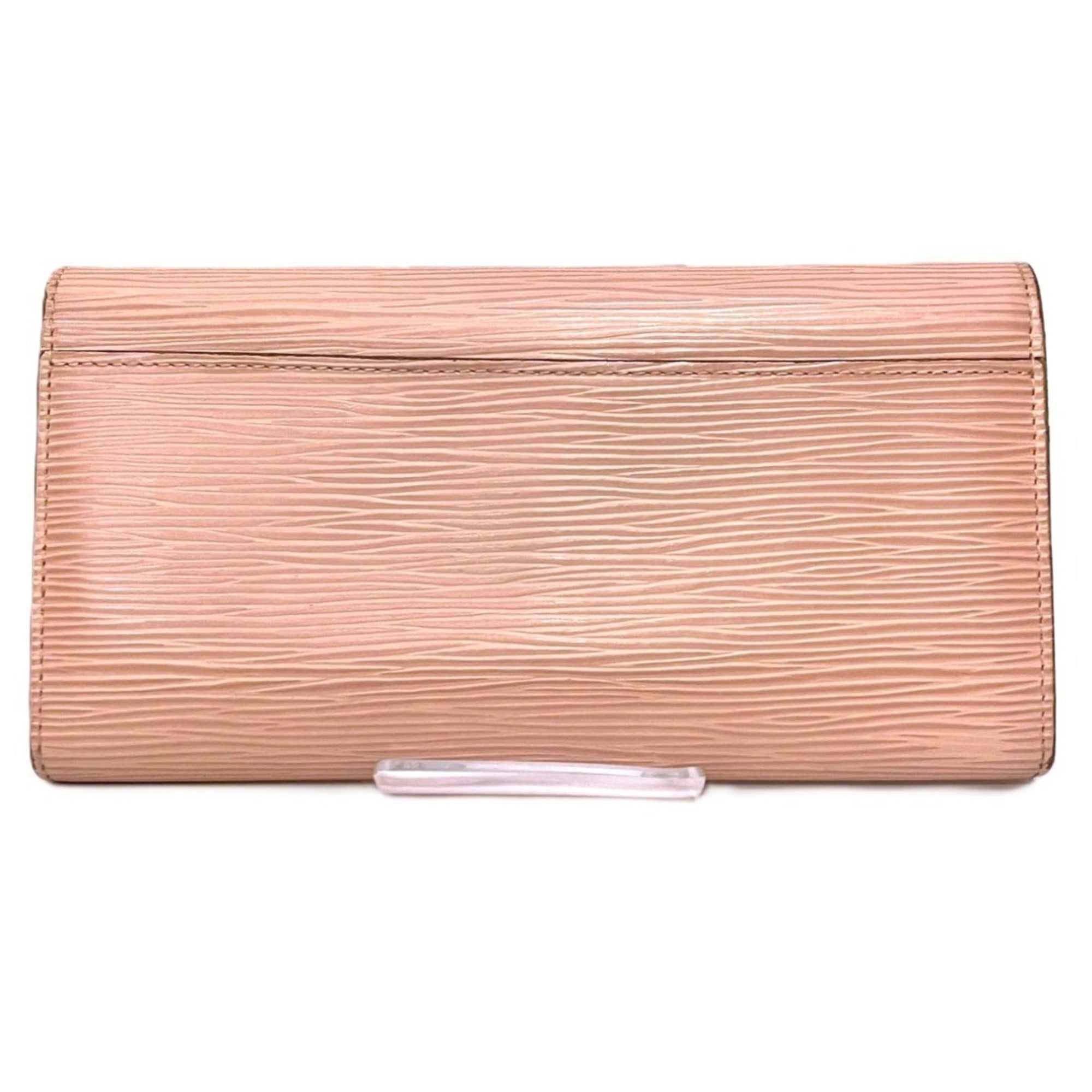 Louis Vuitton Epi Pink Leather Long Wallet (Bi-Fold) (Pre-Owned)
