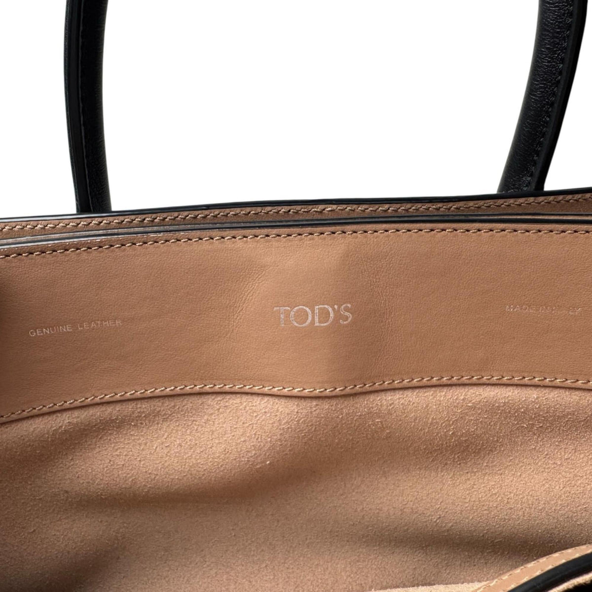 Tod's Brown Leather Handbag Shoulder Bag (Pre-Owned)