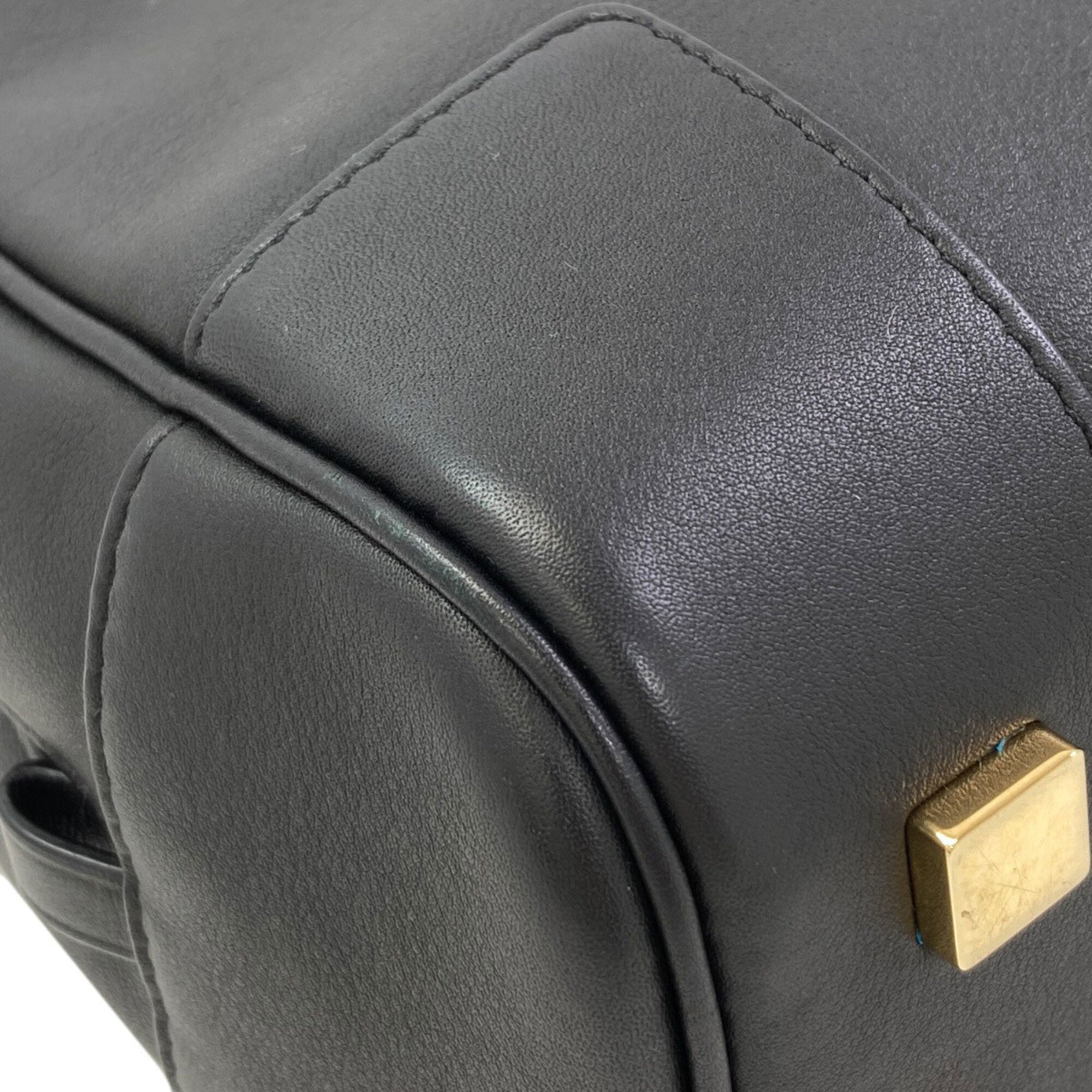 Loewe Amazona Black Canvas Handbag (Pre-Owned)