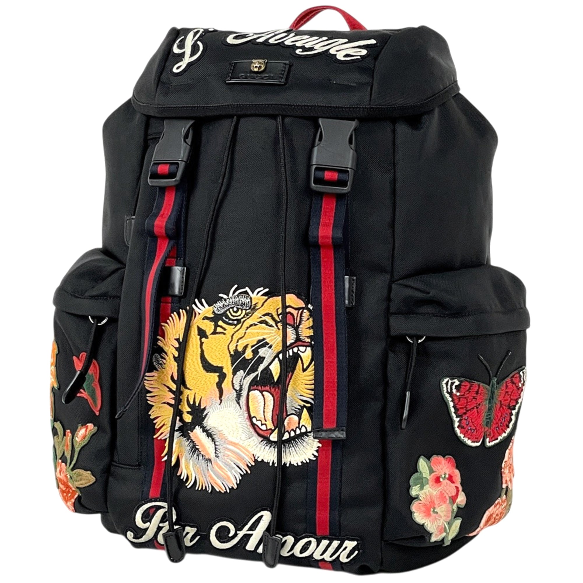 Gucci Black Nylon Backpack (Pre-Owned)