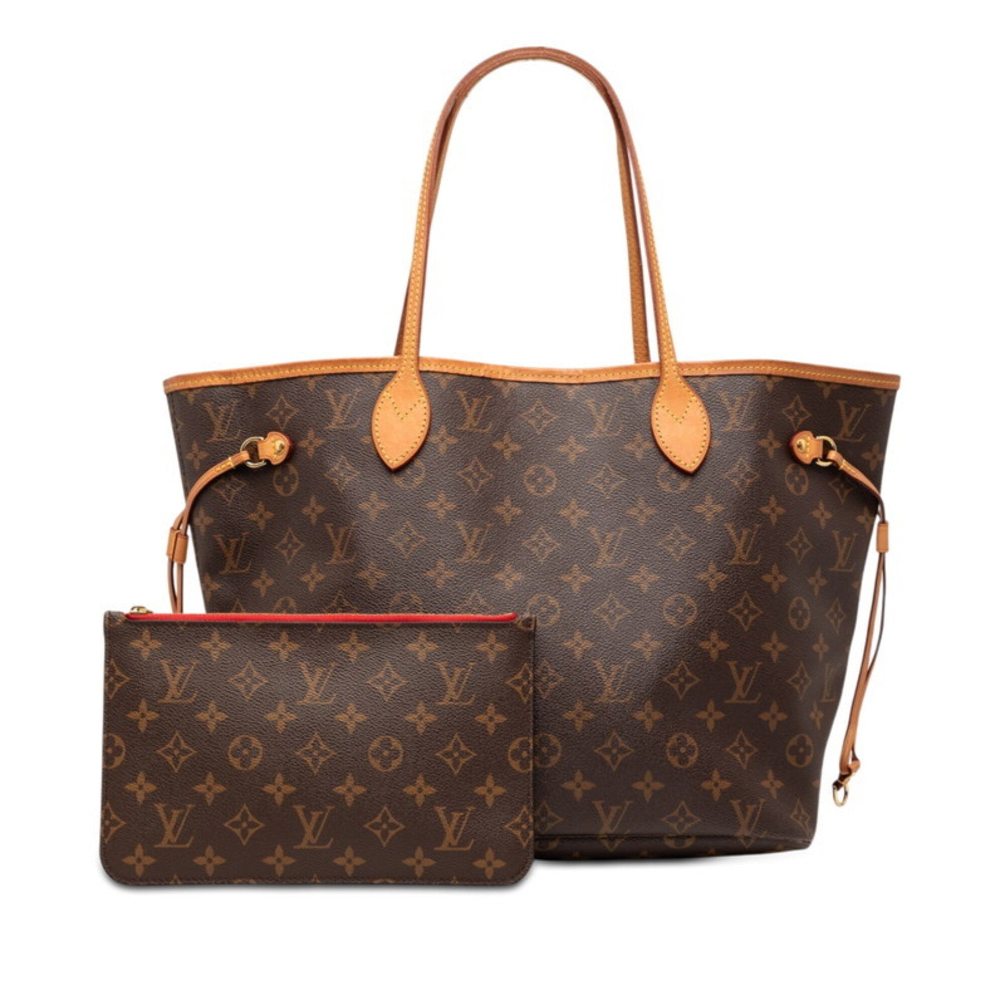 Louis Vuitton Monogram Brown Pvc Leather Shoulder Bag Tote Bag (Pre-Owned)