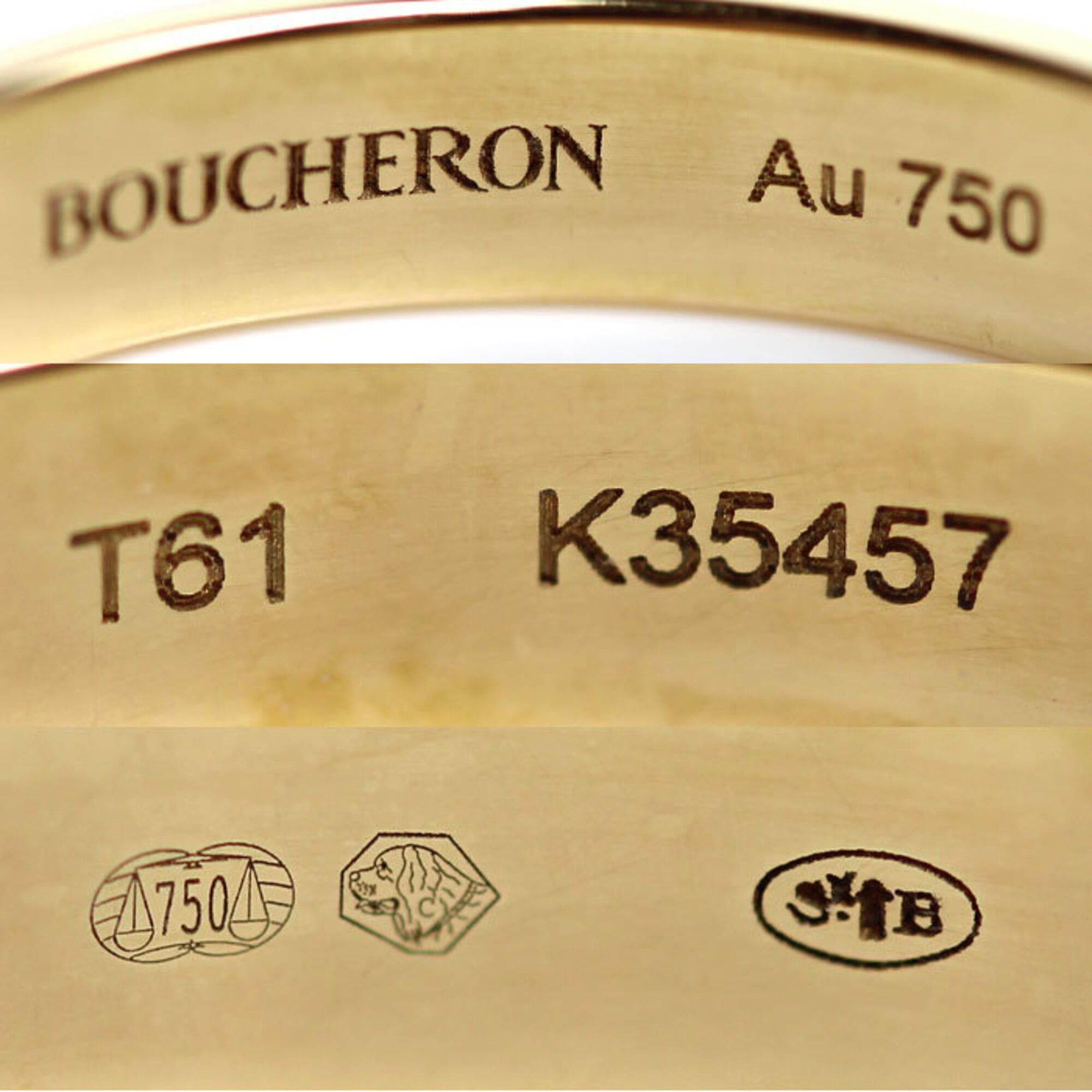Boucheron Yellow Gold (18K) Band Ring (Pre-Owned)