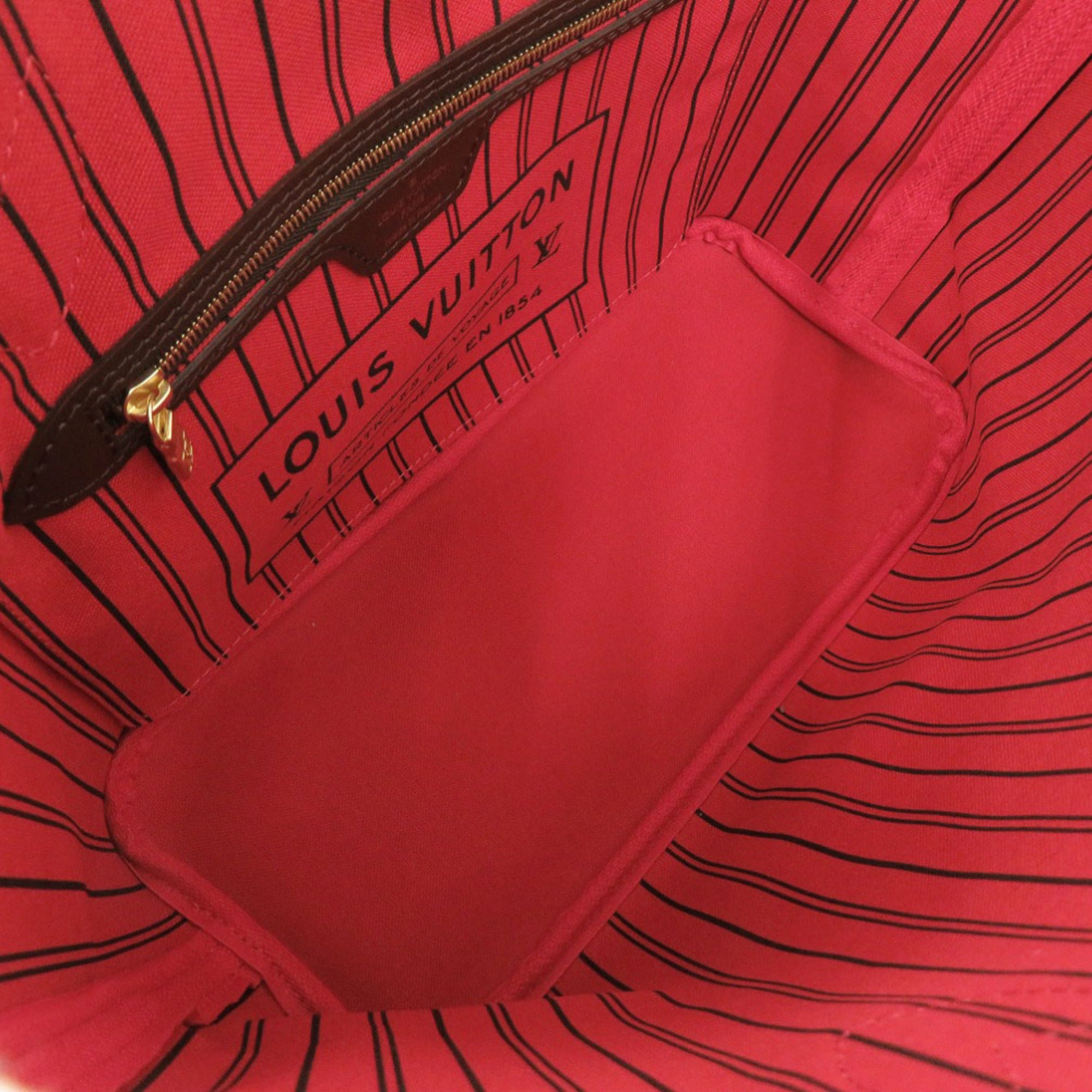 Louis Vuitton Cerise Damier Canvas Pouch Tote Bag (Pre-Owned)