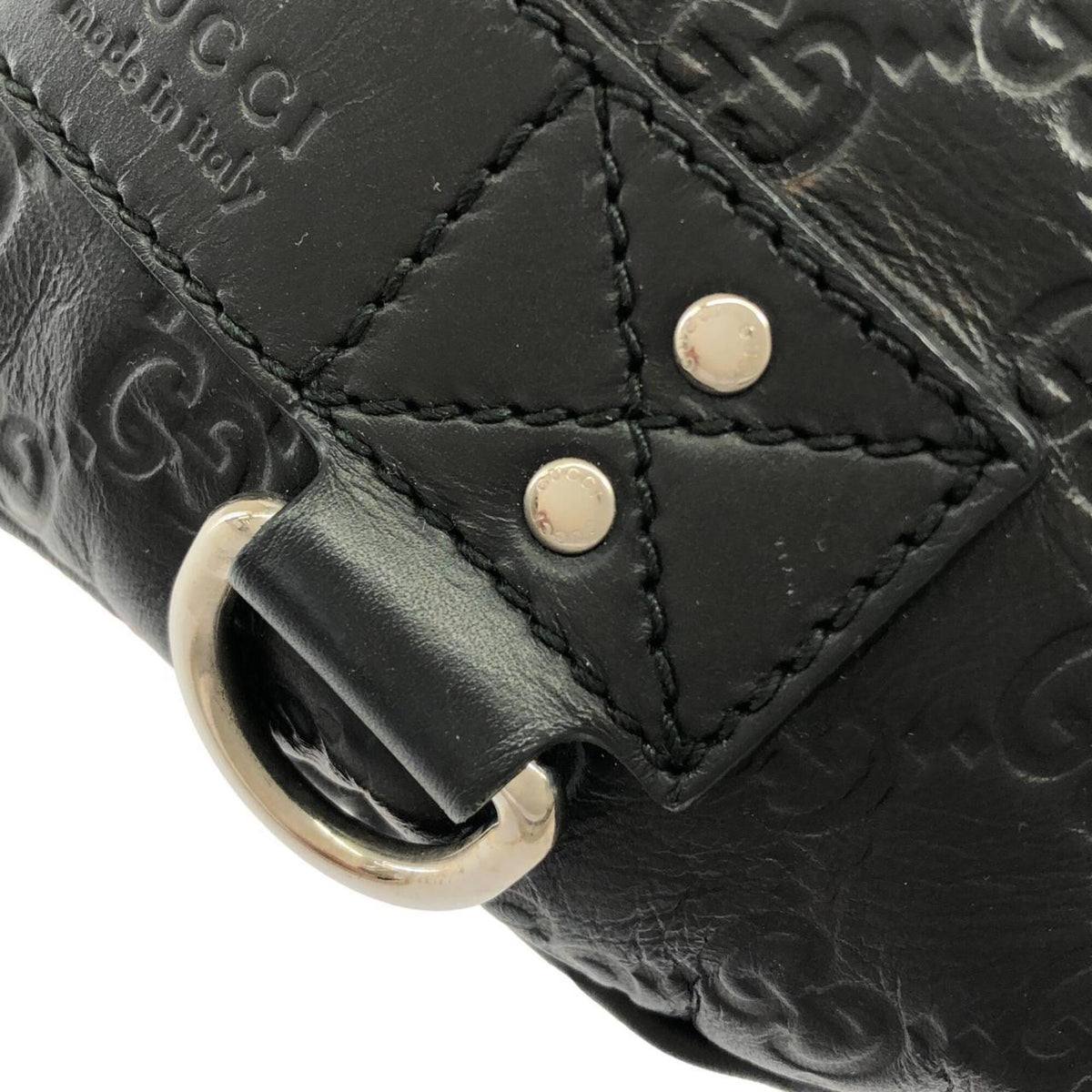 Gucci Black Leather Fanny Pack (Pre-Owned)