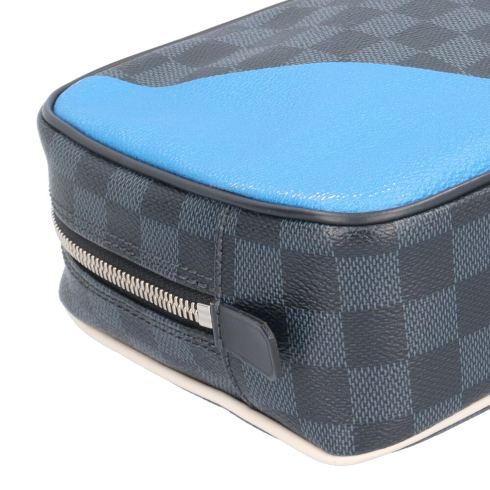Louis Vuitton Black Gray Damier Graphite Handbag Pouch (Pre-Owned)