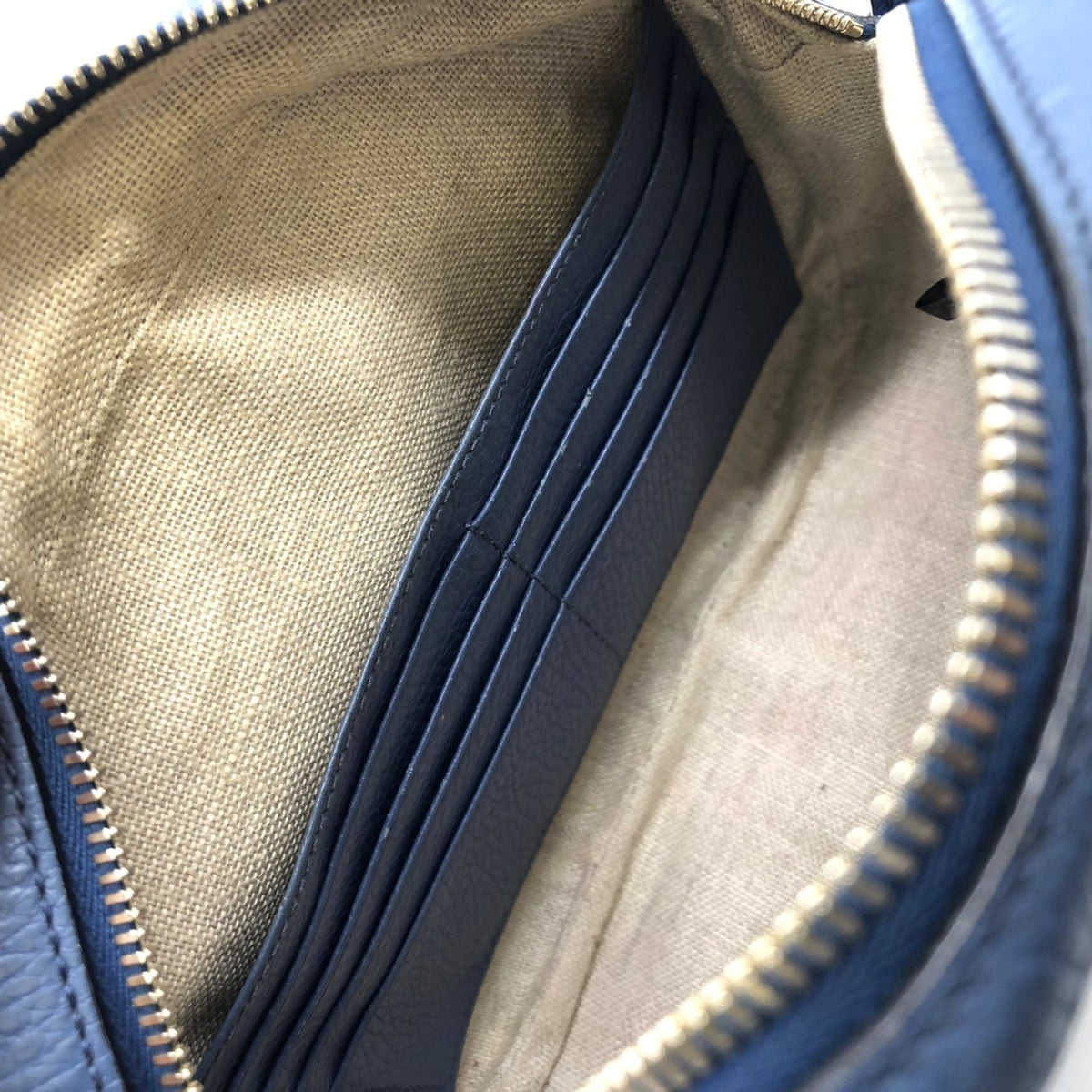 Gucci Brown Gg Canvas Leather Shoulder Bag (Pre-Owned)