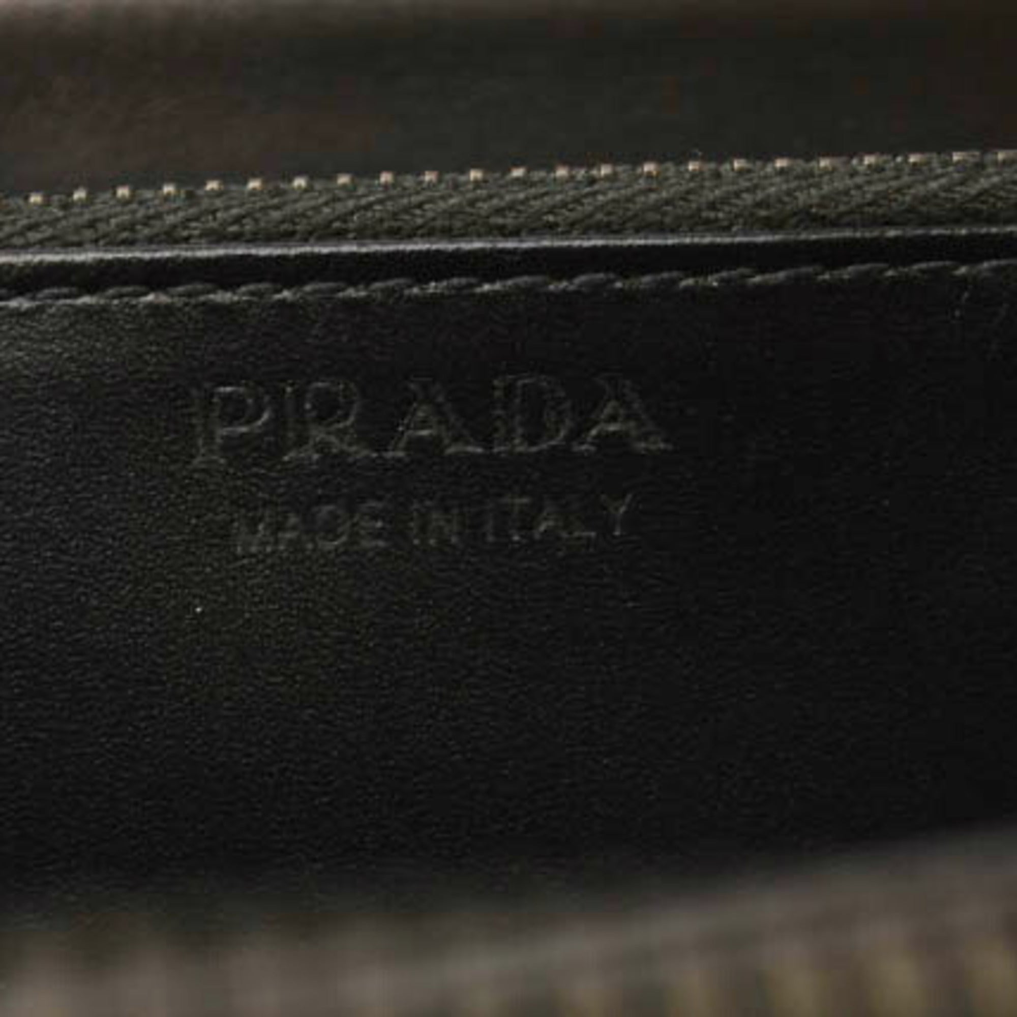 Prada Black Nero Saffiano Long Wallet (Bi-Fold) (Pre-Owned)