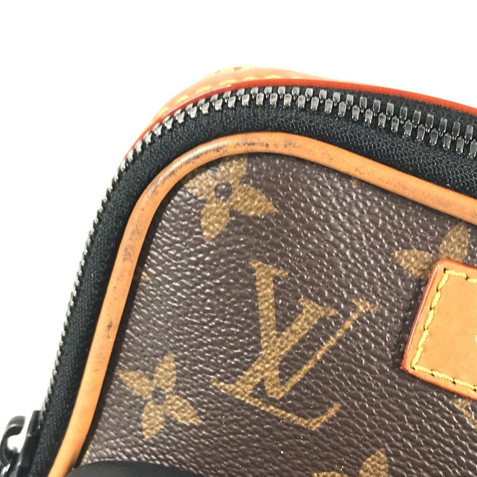 Louis Vuitton Brown Damier Canvas Galle Monogram Monogram Damier Canvas Shoulder Bag Sling Bag (Pre-Owned)