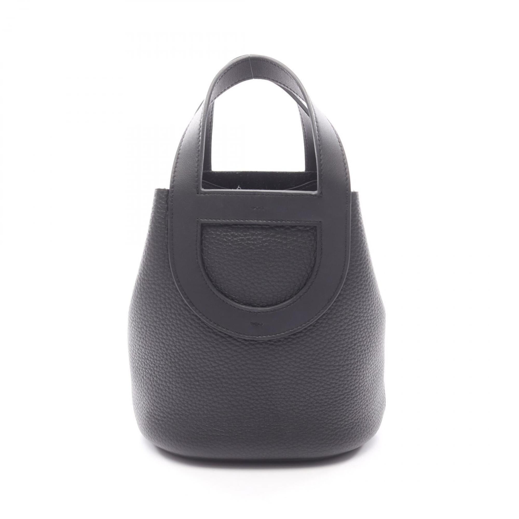 Hermes Black Taurillon Clemence Leather Handbag (Pre-Owned)