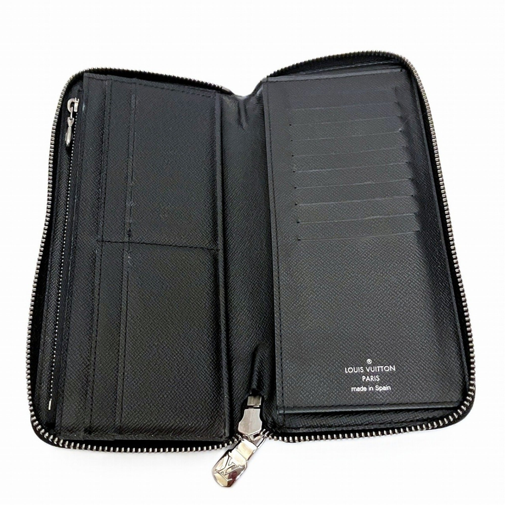 Louis Vuitton Black Monogram Eclipse Long Wallet (Bi-Fold) (Pre-Owned)