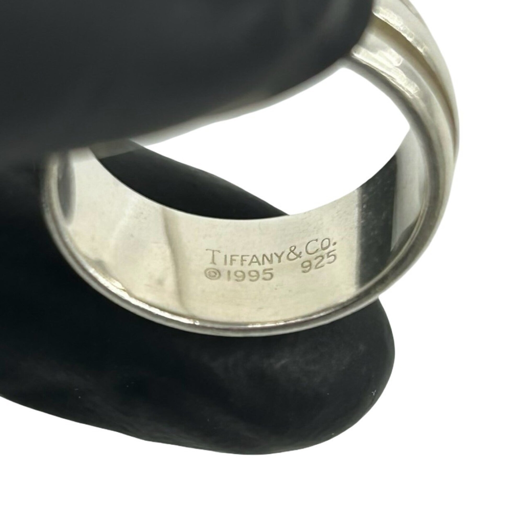Tiffany Silver Silver 925 Band Ring (Pre-Owned)