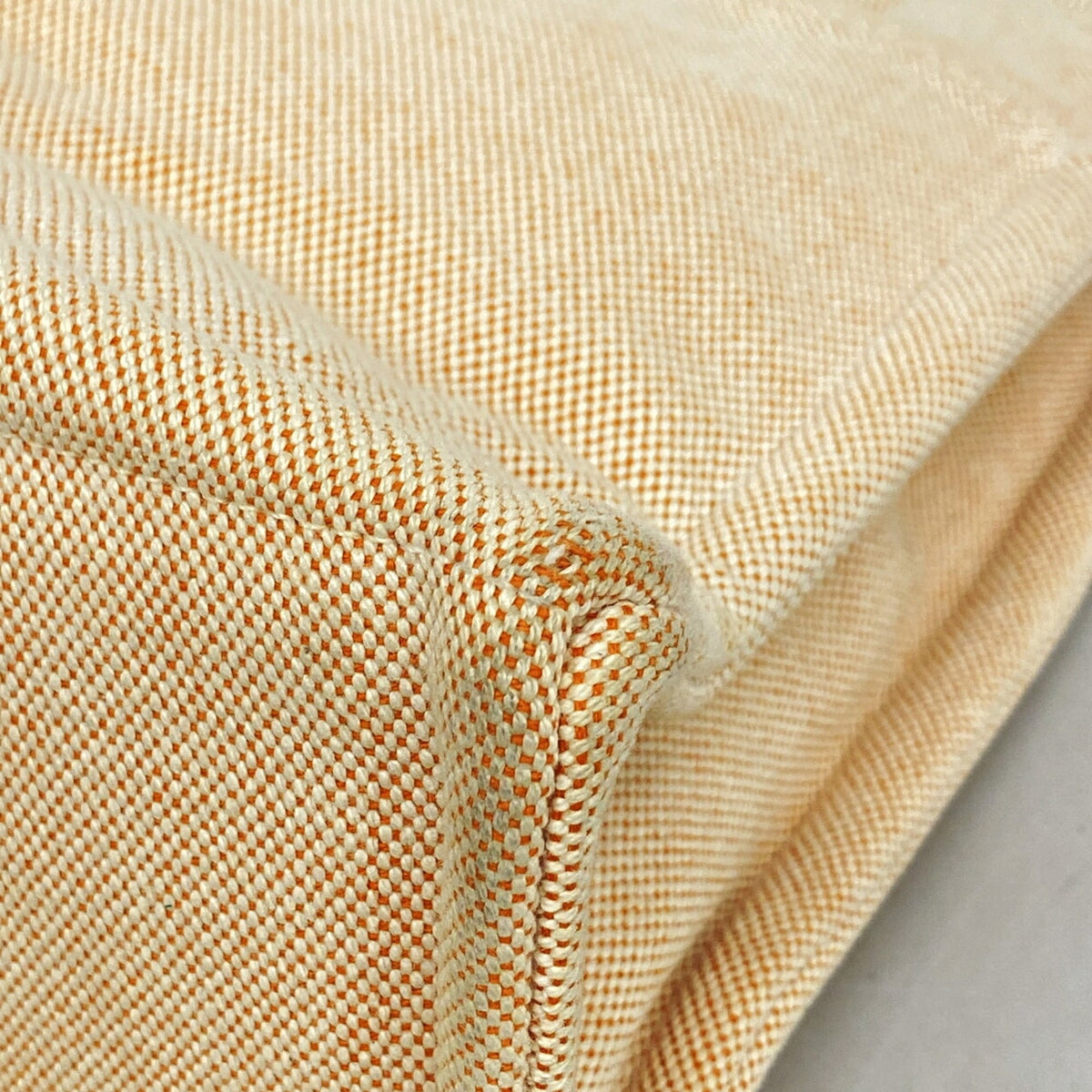 Hermes Orange Canvas Tote Bag (Pre-Owned)
