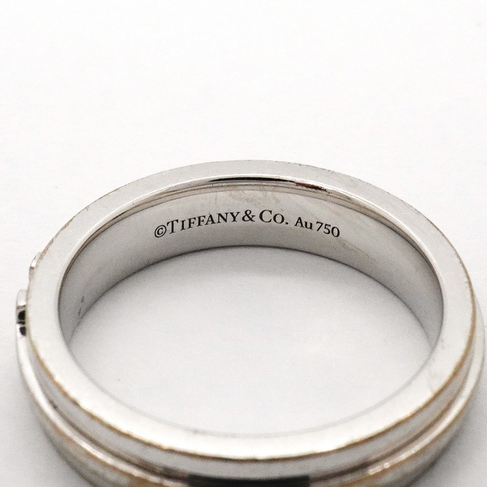Tiffany White Gold (18K) Band Ring (Pre-Owned)