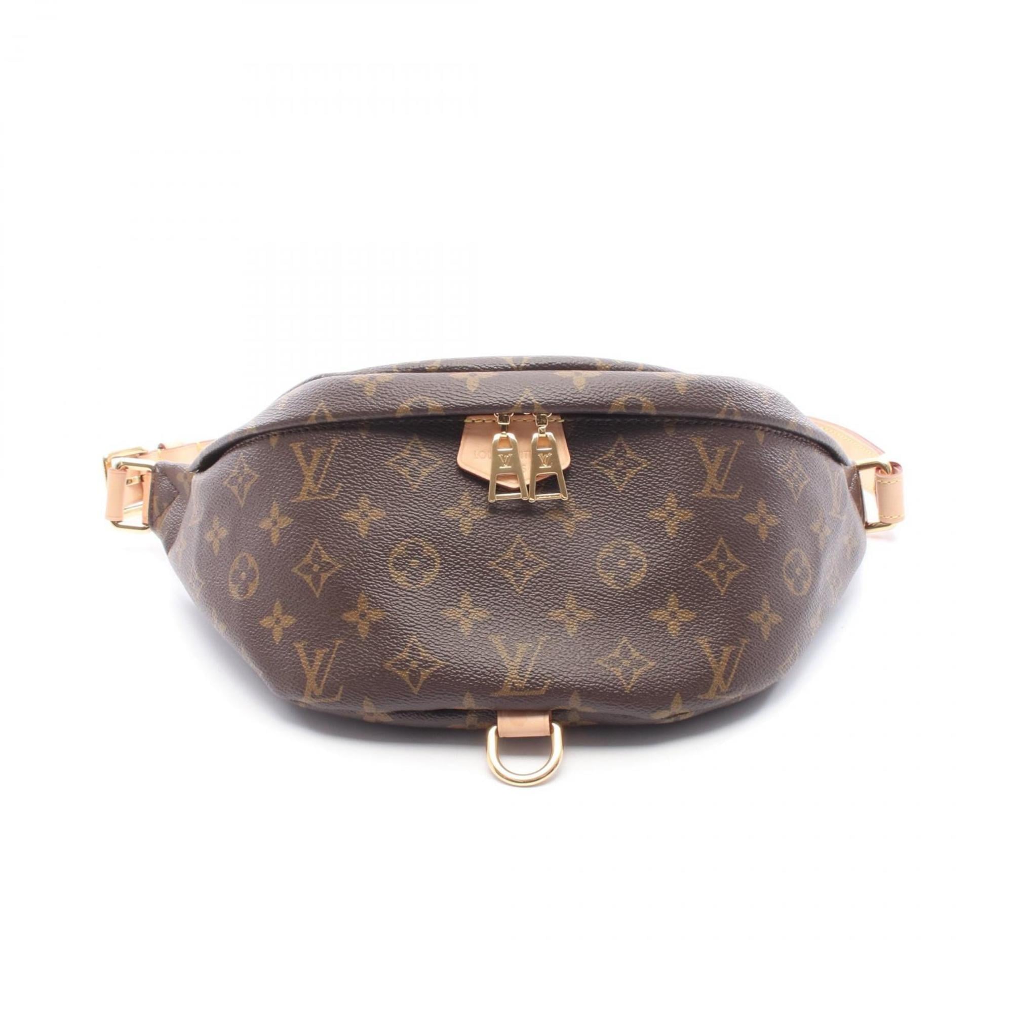 Louis Vuitton Brown Coated Canvas Leather Fanny Pack (Pre-Owned)