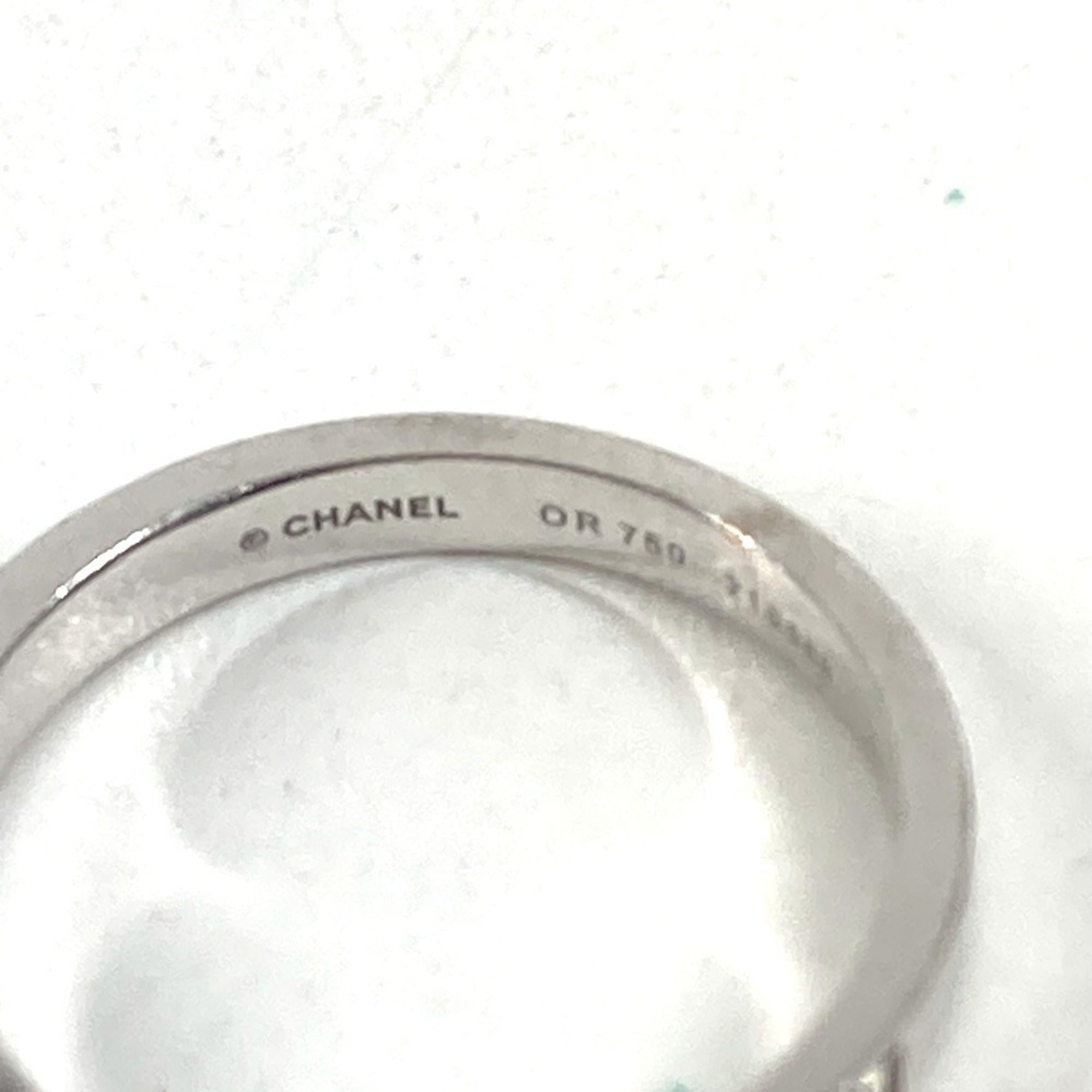 Chanel White Gold (18K) Band Ring (Pre-Owned)