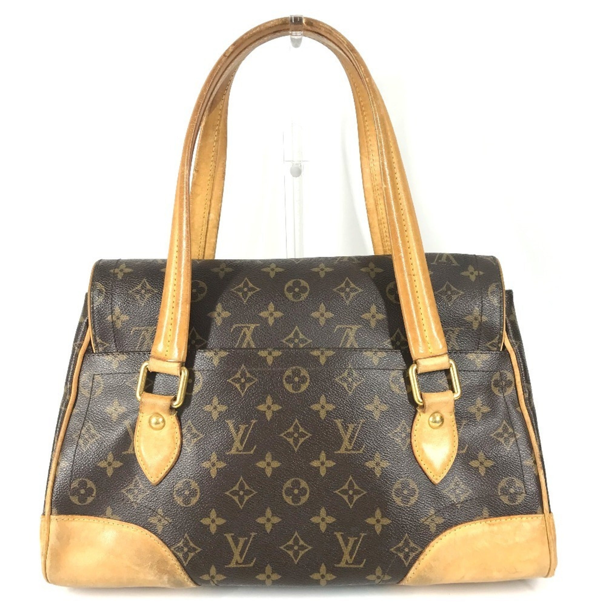 Louis Vuitton Brown Monogram Shoulder Bag Tote Bag (Pre-Owned)