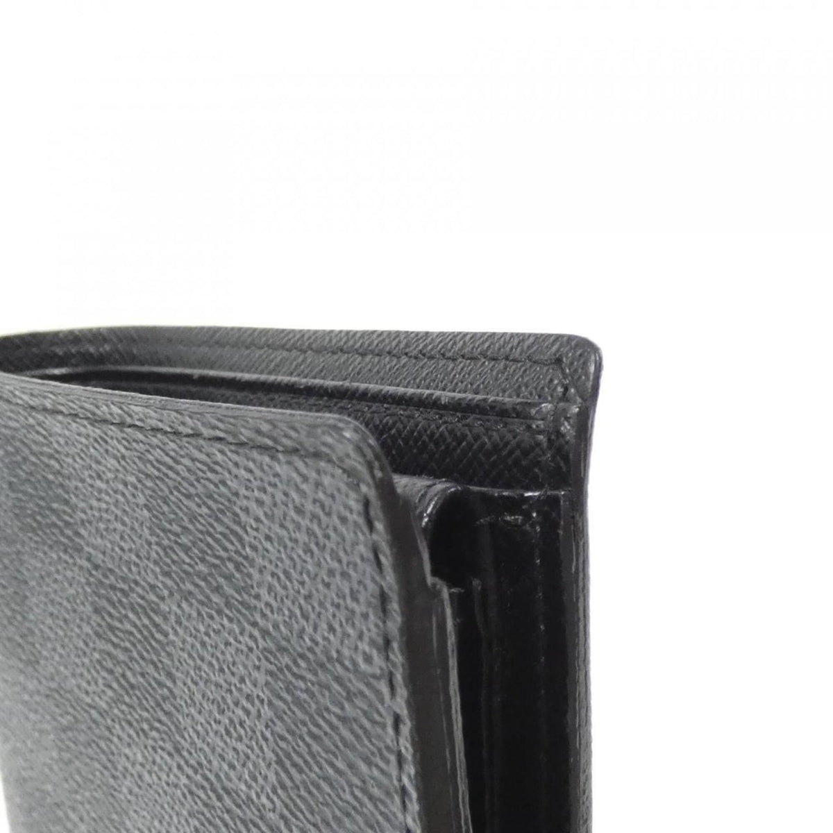 Louis Vuitton Dark Gray Graphite Coated Canvas Wallet (Bi-Fold) (Pre-Owned)