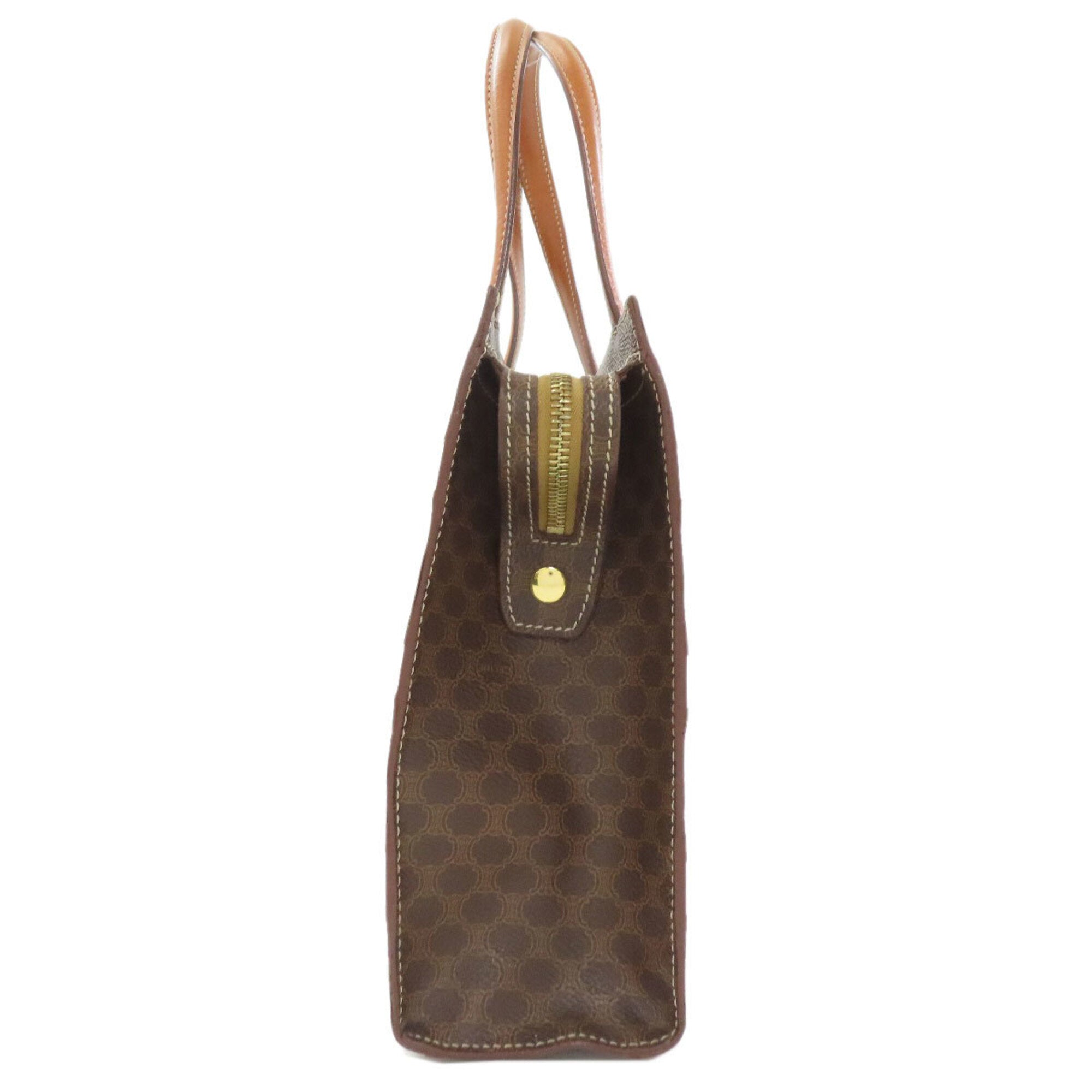 Celine Macadam Brown Pvc Handbag (Pre-Owned)