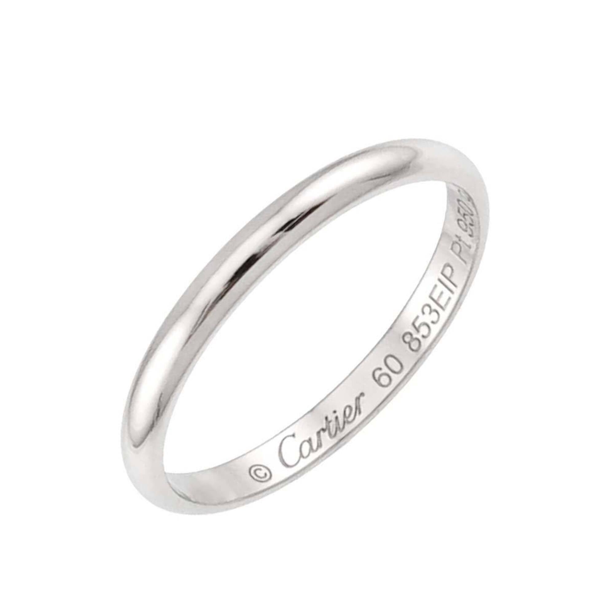 Cartier Platinum 950 Band Ring (Pre-Owned)