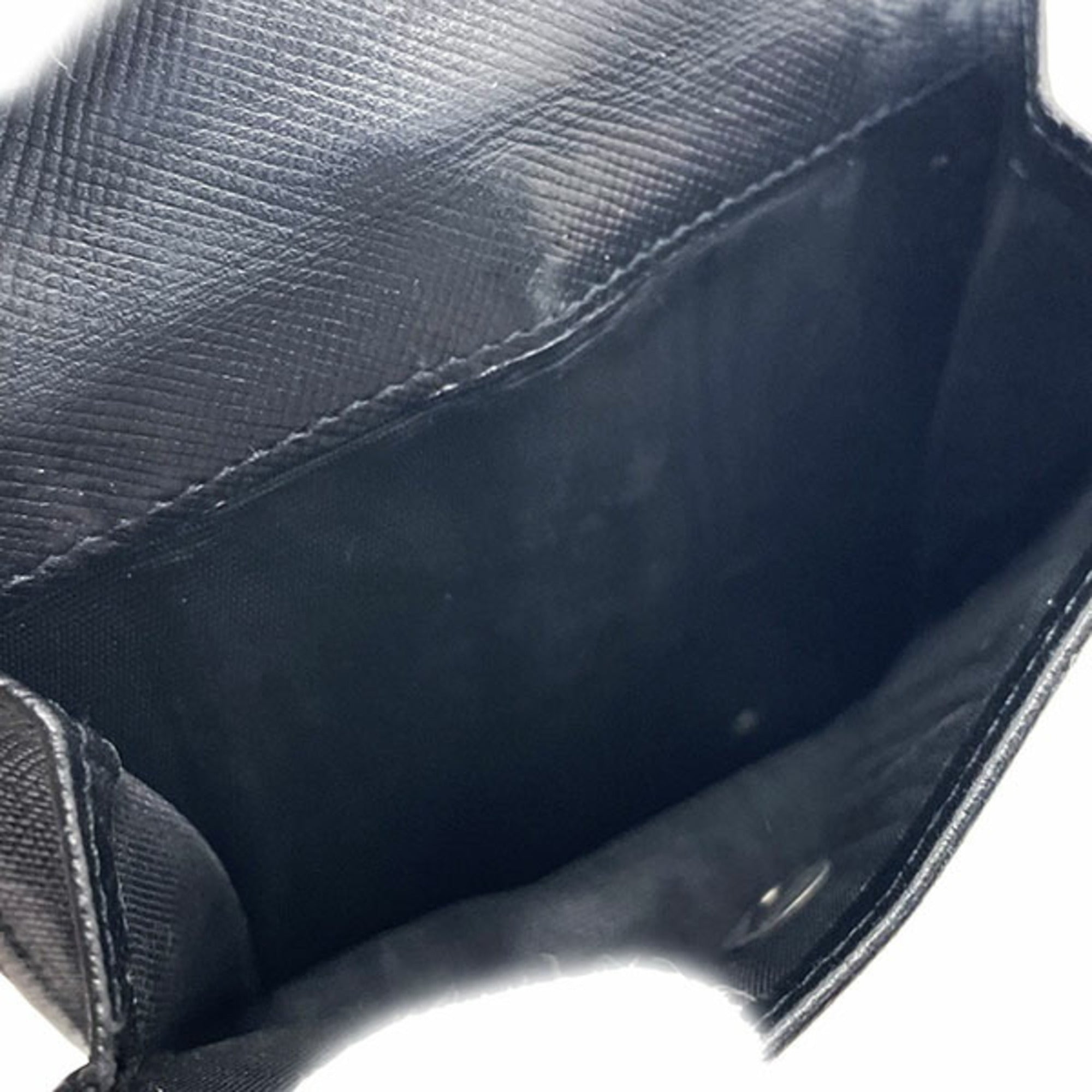 Prada Saffiano Black Nero Saffiano Wallet (Bi-Fold) (Pre-Owned)