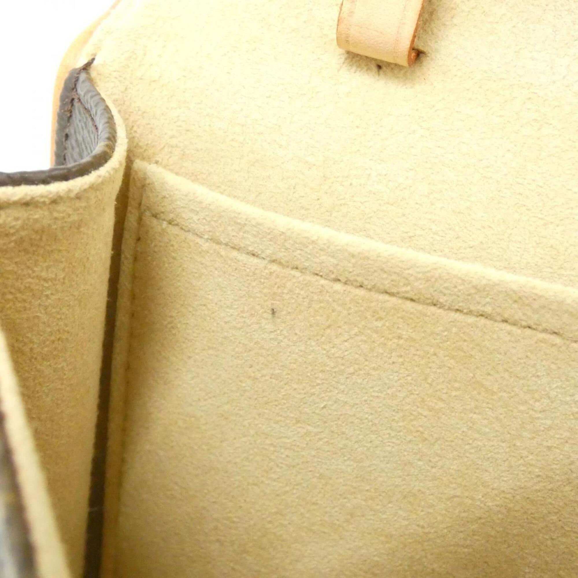 Louis Vuitton Brown Coated Canvas Pochette Shoulder Bag (Pre-Owned)