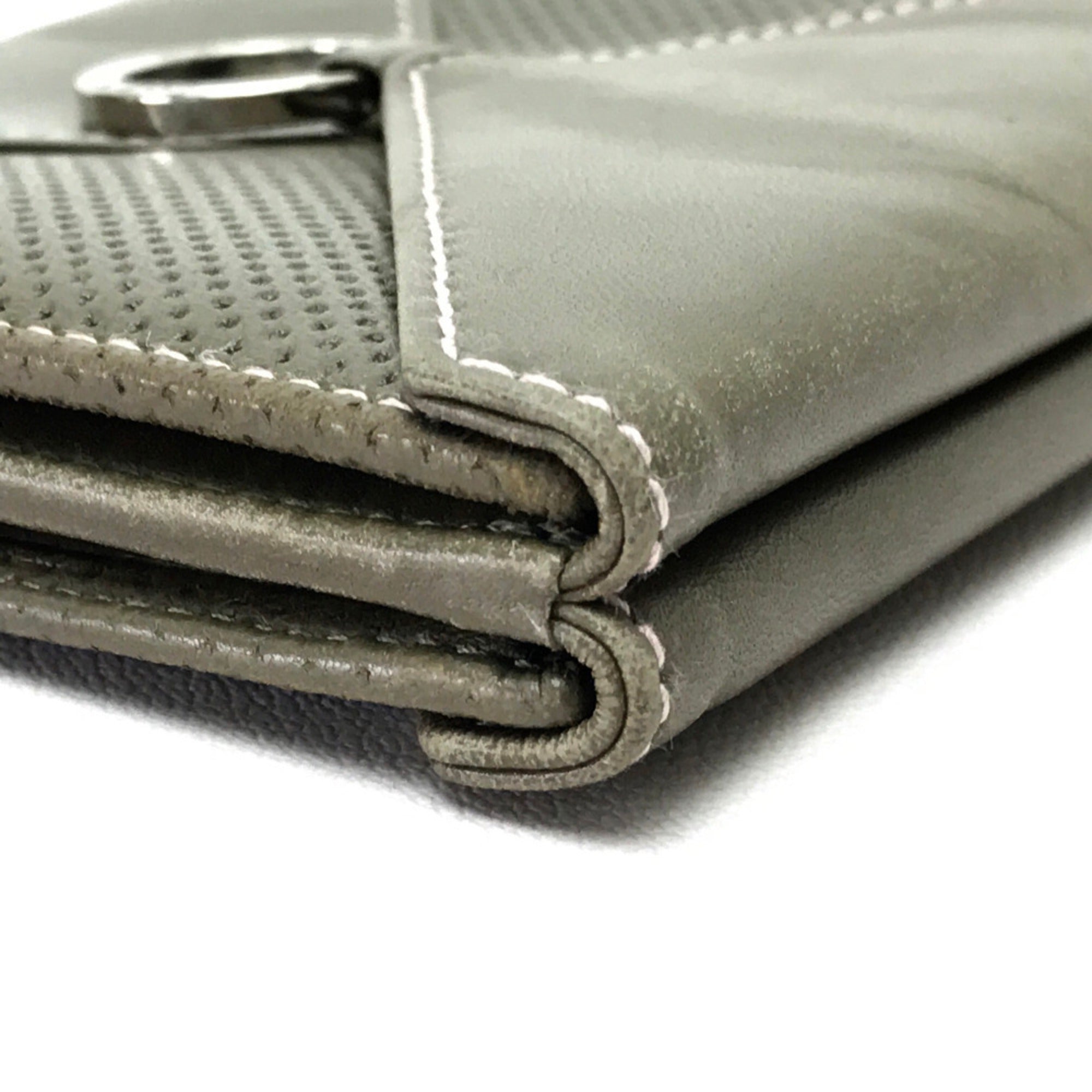 Loewe Khaki Leather Wallet (Bi-Fold) (Pre-Owned)