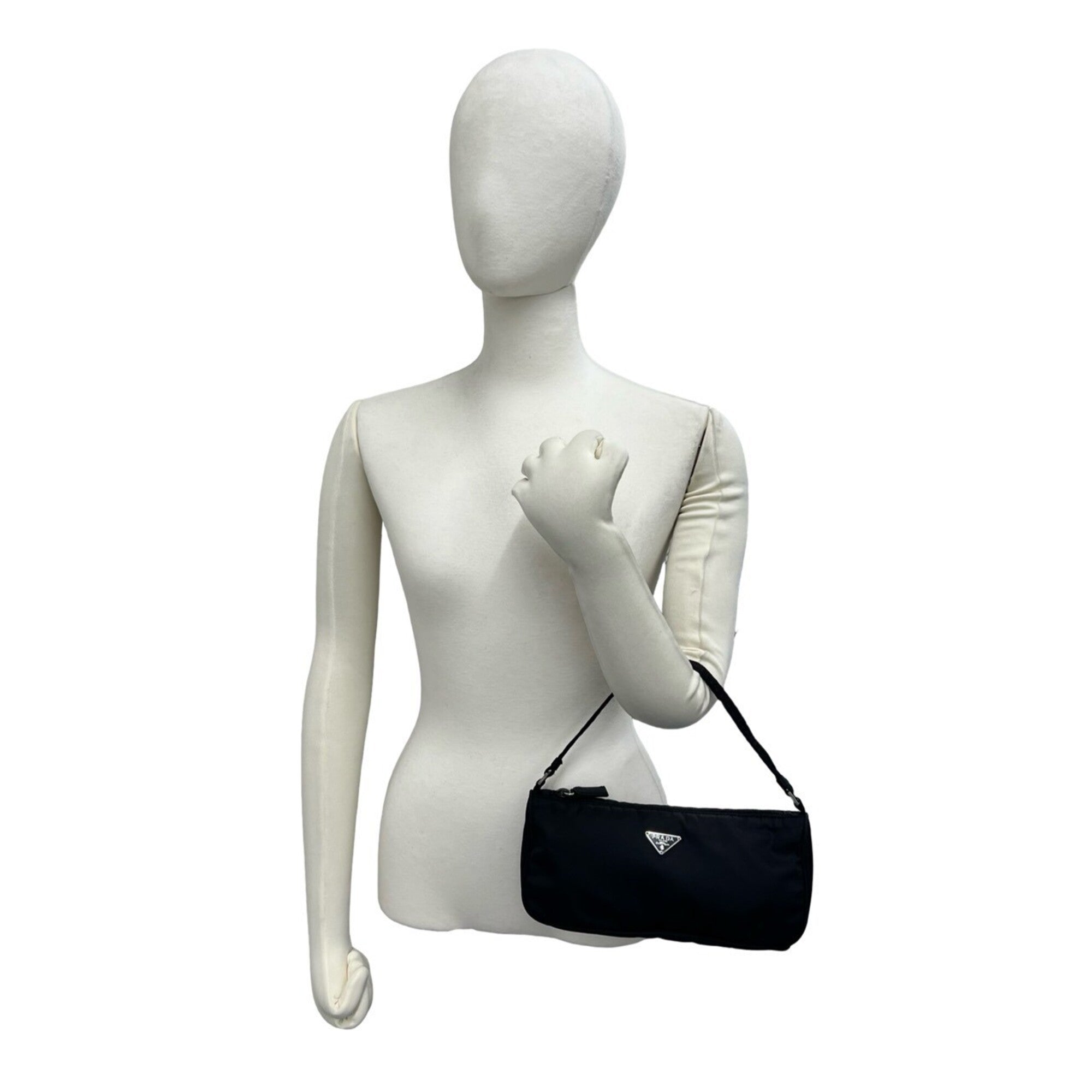 Prada Black Nylon Handbag Pouch (Pre-Owned)