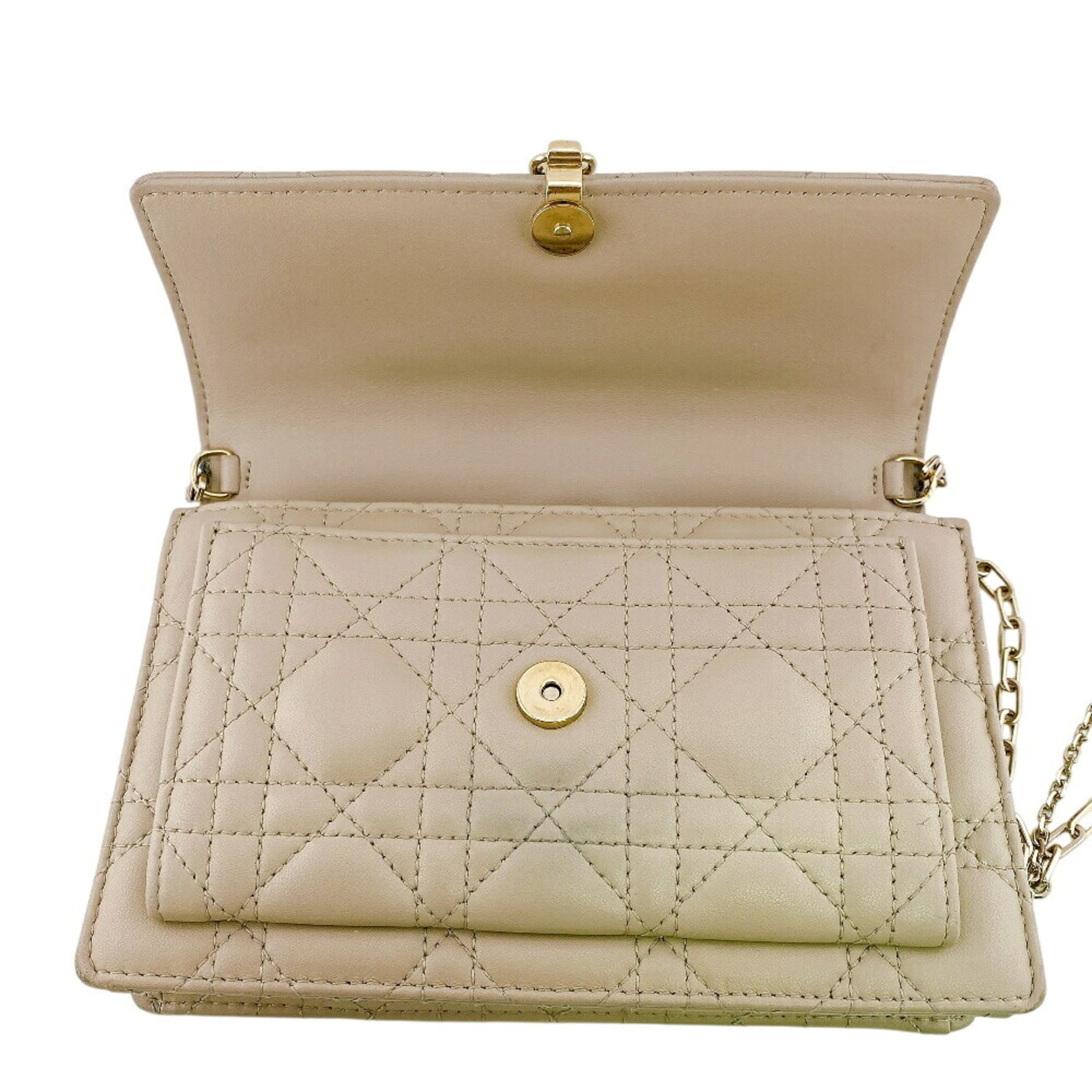 Christian Dior Beige Leather (Pre-Owned)