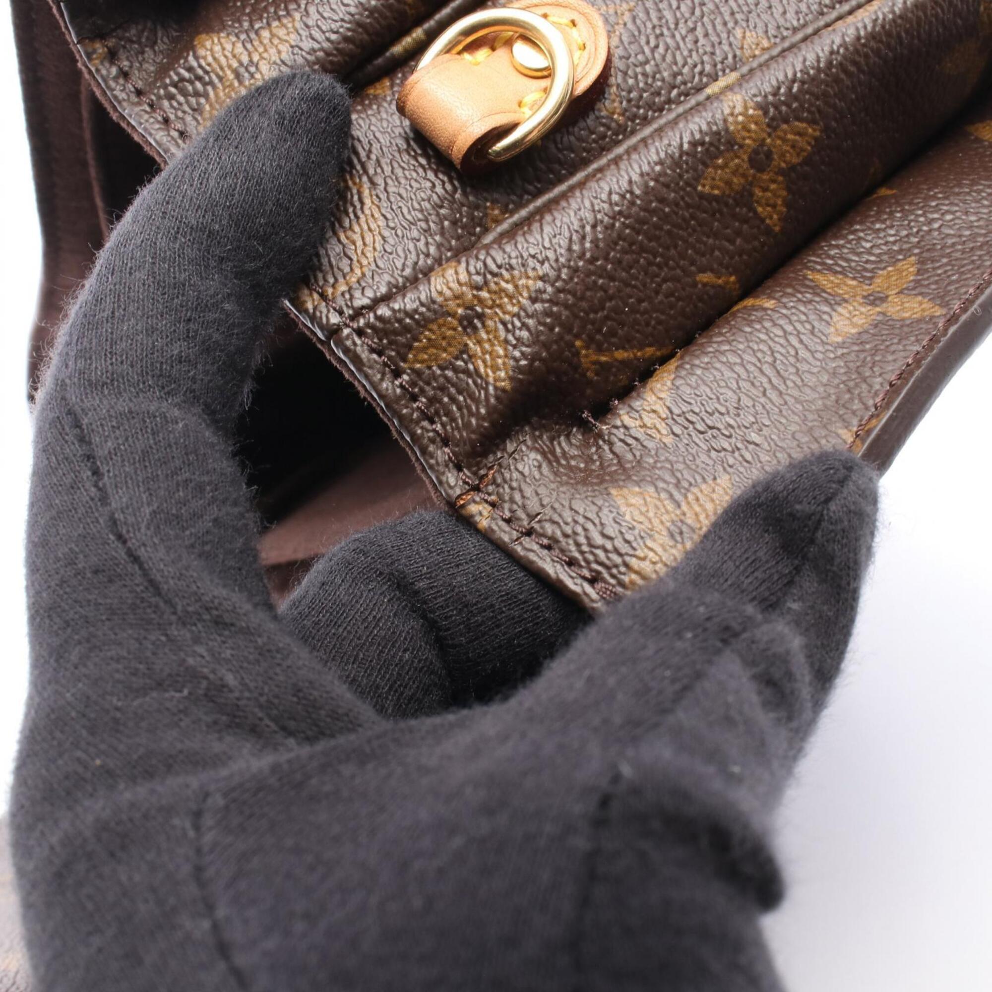 Louis Vuitton Brown Coated Canvas Pvc Monogram Leather Handbag Pochette (Pre-Owned)