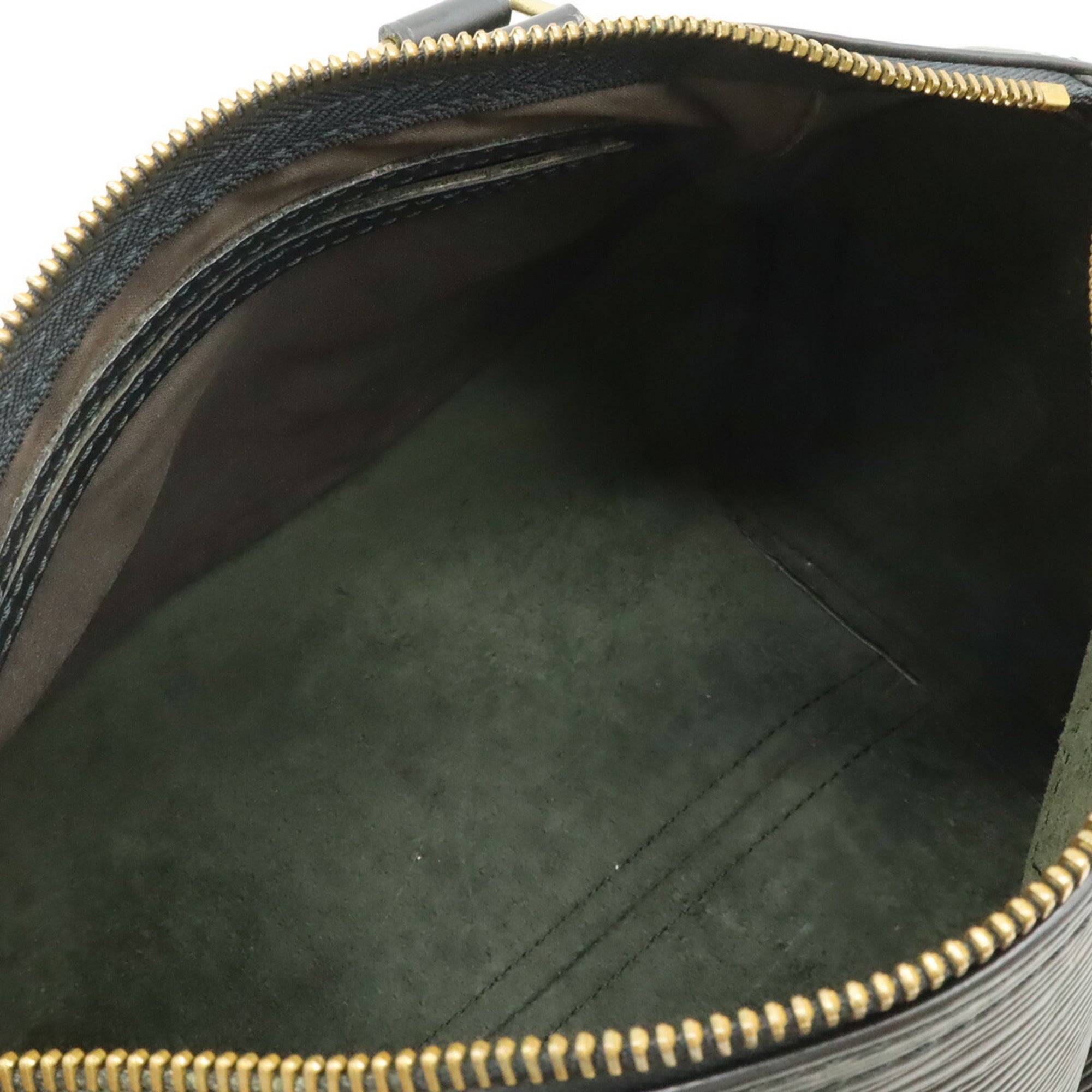 Louis Vuitton Black Noir Epi Leather Handbag (Pre-Owned)
