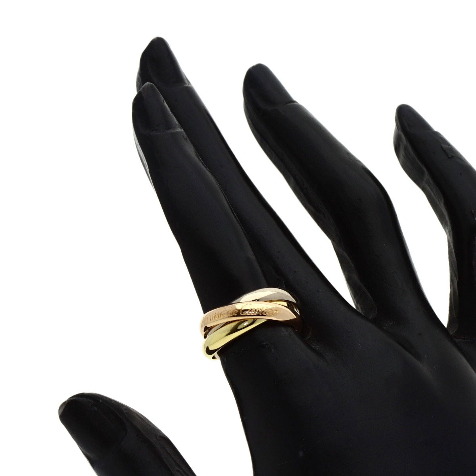 Cartier Trinity Yellow Gold (18K) Pink Gold (18K) White Gold (18K) Band Ring (Pre-Owned)