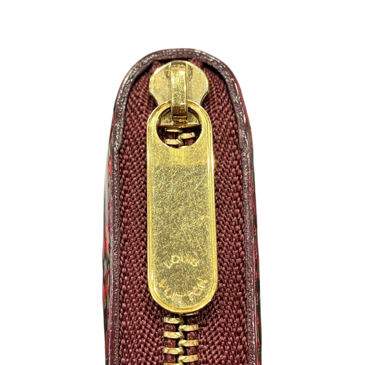 Louis Vuitton Bordeaux Leopard Rouge Fauviste Patent Leather Coin Purse/Coin Case (Pre-Owned)
