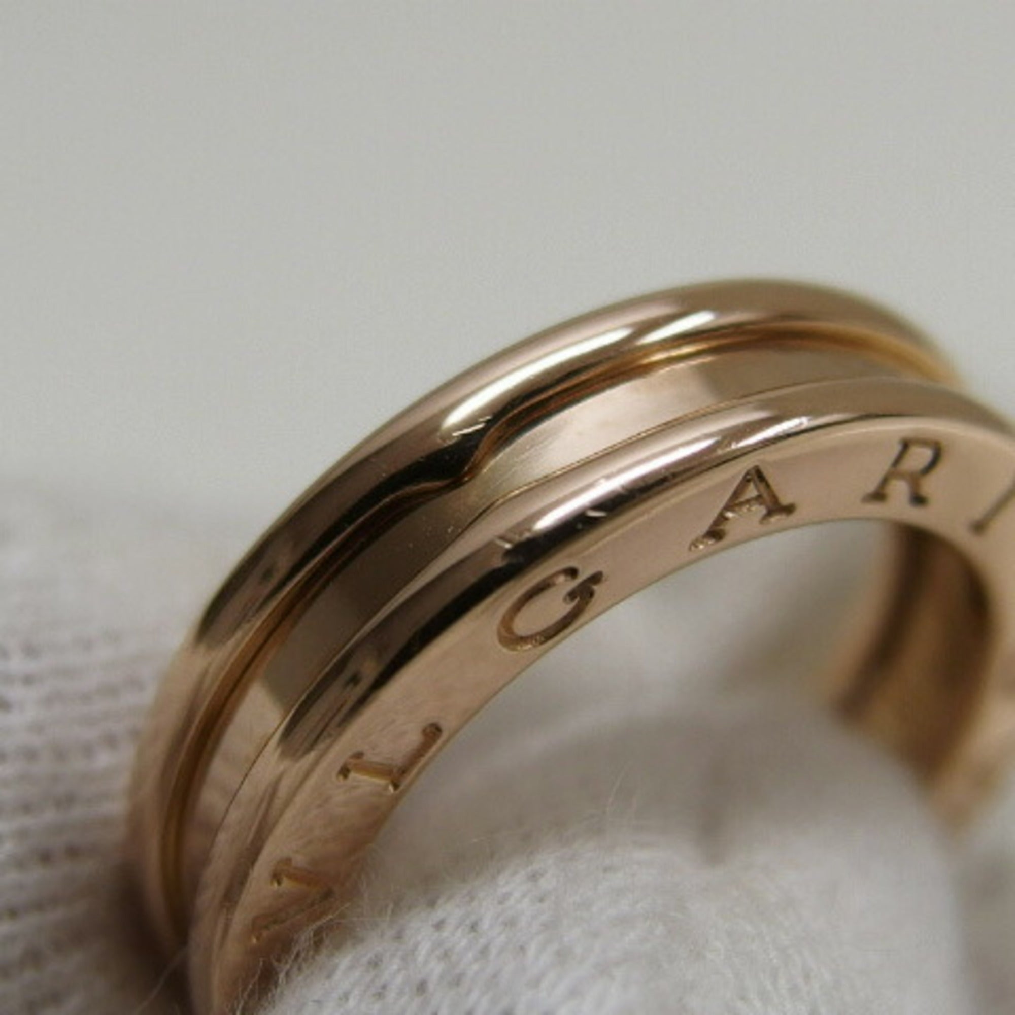 Bvlgari Pink Gold (18K) Band Ring (Pre-Owned)