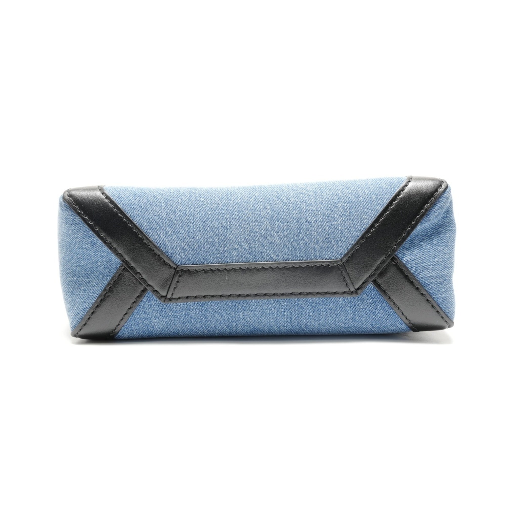 Valentino Navy Denim Handbag (Pre-Owned)
