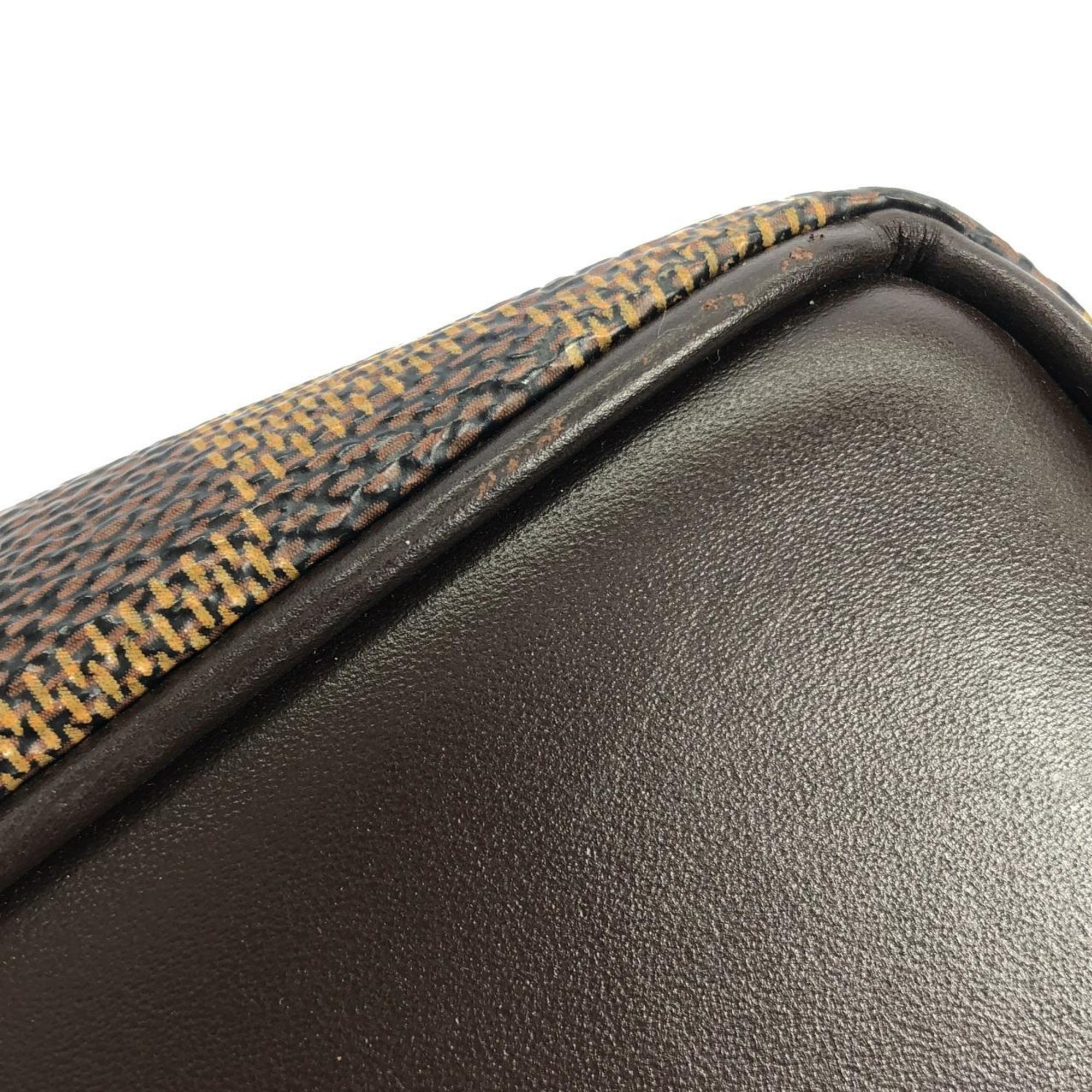 Louis Vuitton Ebene Coated Canvas Shoulder Bag (Pre-Owned)