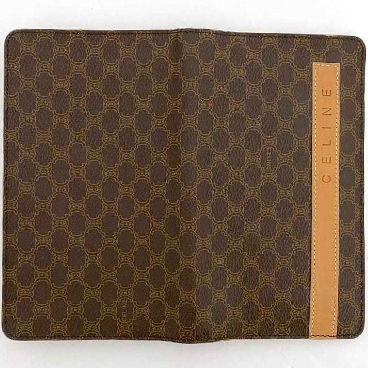 Celine Macadam Brown Pvc Long Wallet (Bi-Fold) (Pre-Owned)