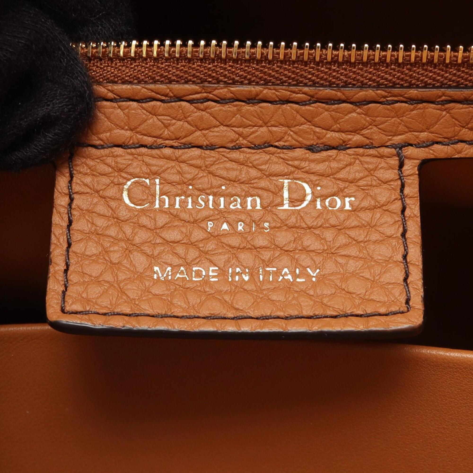 Christian Dior Brown Leather Handbag (Pre-Owned)
