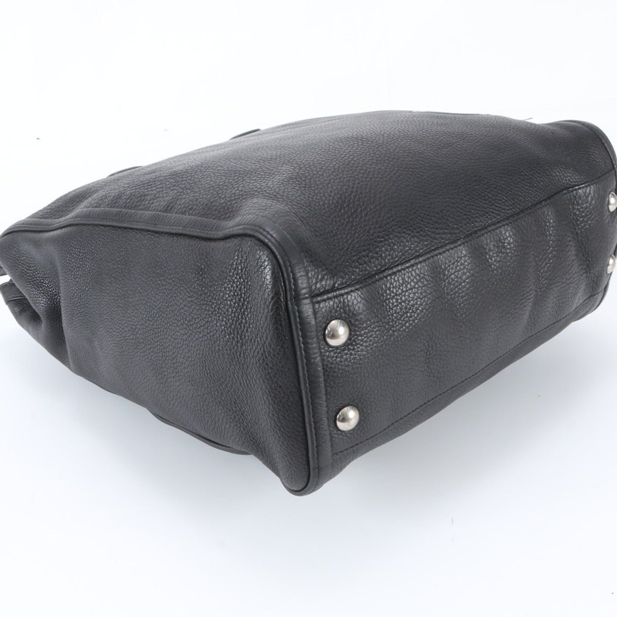 Gucci Black Leather Tote Bag (Pre-Owned)